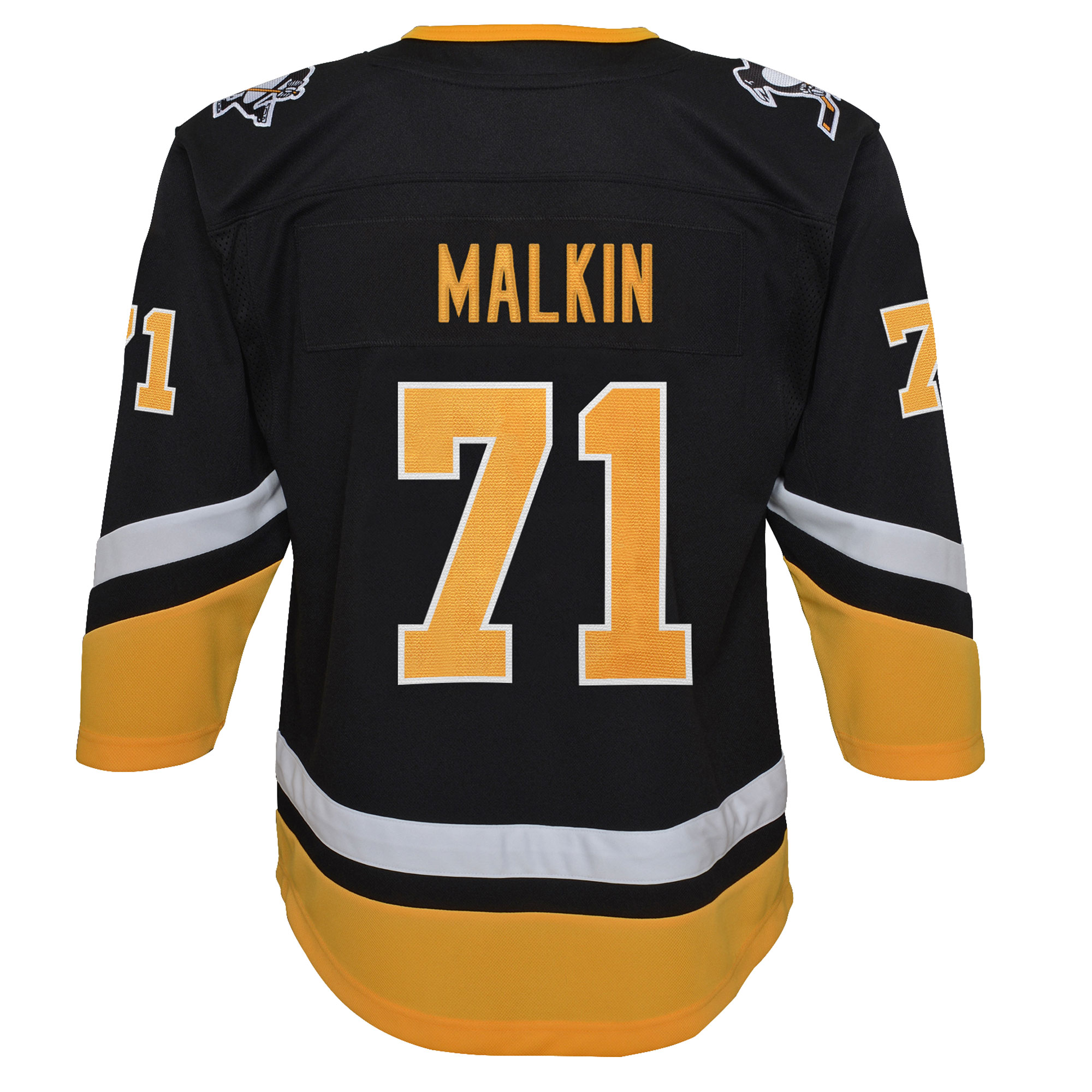 Pittsburgh Penguins Evgeni Malkin Black 2021/22 Alternate Premier Player NHL Jersey Youth