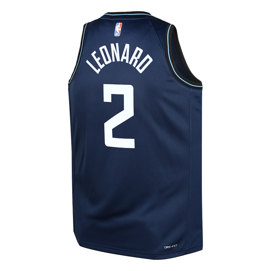 Kawhi Leonard 2 Los Angeles Clippers 2023/24 City Edition Swingma Navy NBA Jersey Youth