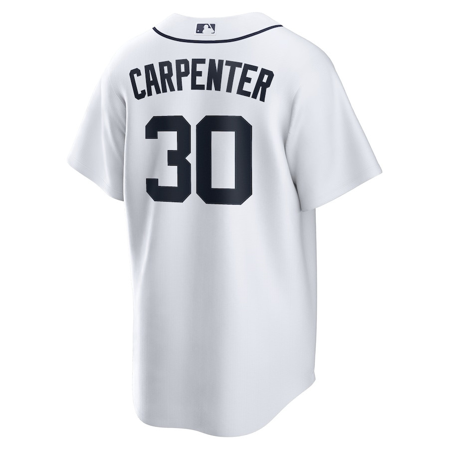 Kerry Carpenter 30 Detroit Tigers Home White MLB Jersey Men's