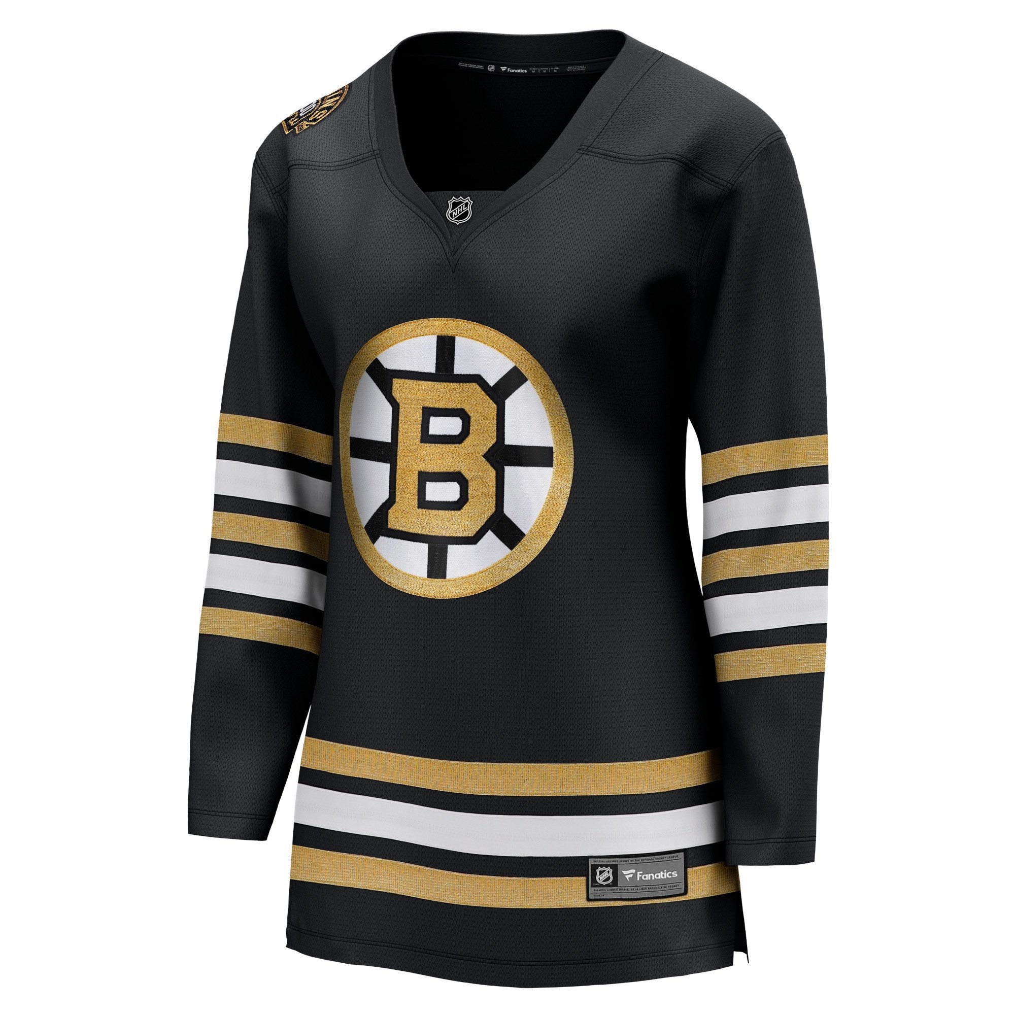 Boston Bruins 100th Anniversary Breakaway Women, Black NHL Jersey Women's