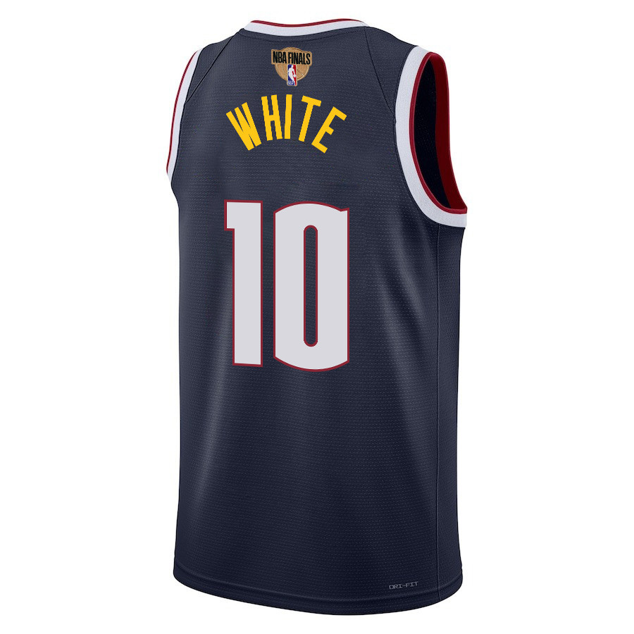 Jac White 10 Denver Nuggets Final Champions 2023 Swingma Black NBA Jersey Youth