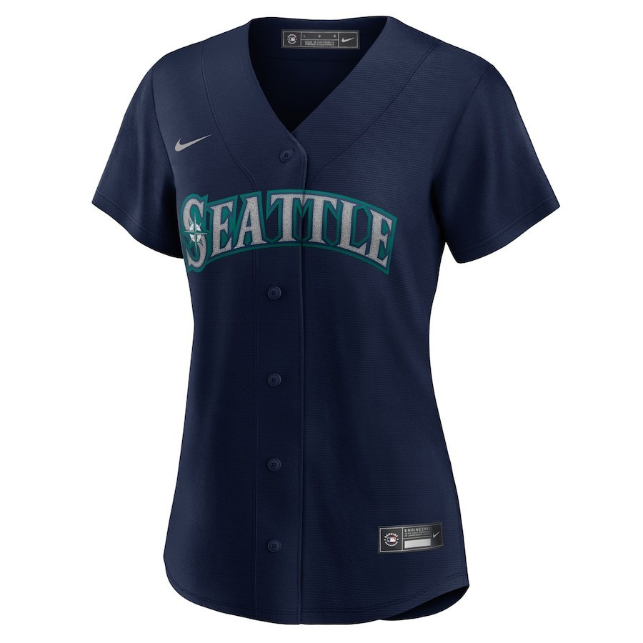 Seattle Mariners Alternate Team Navy MLB Jersey Women's
