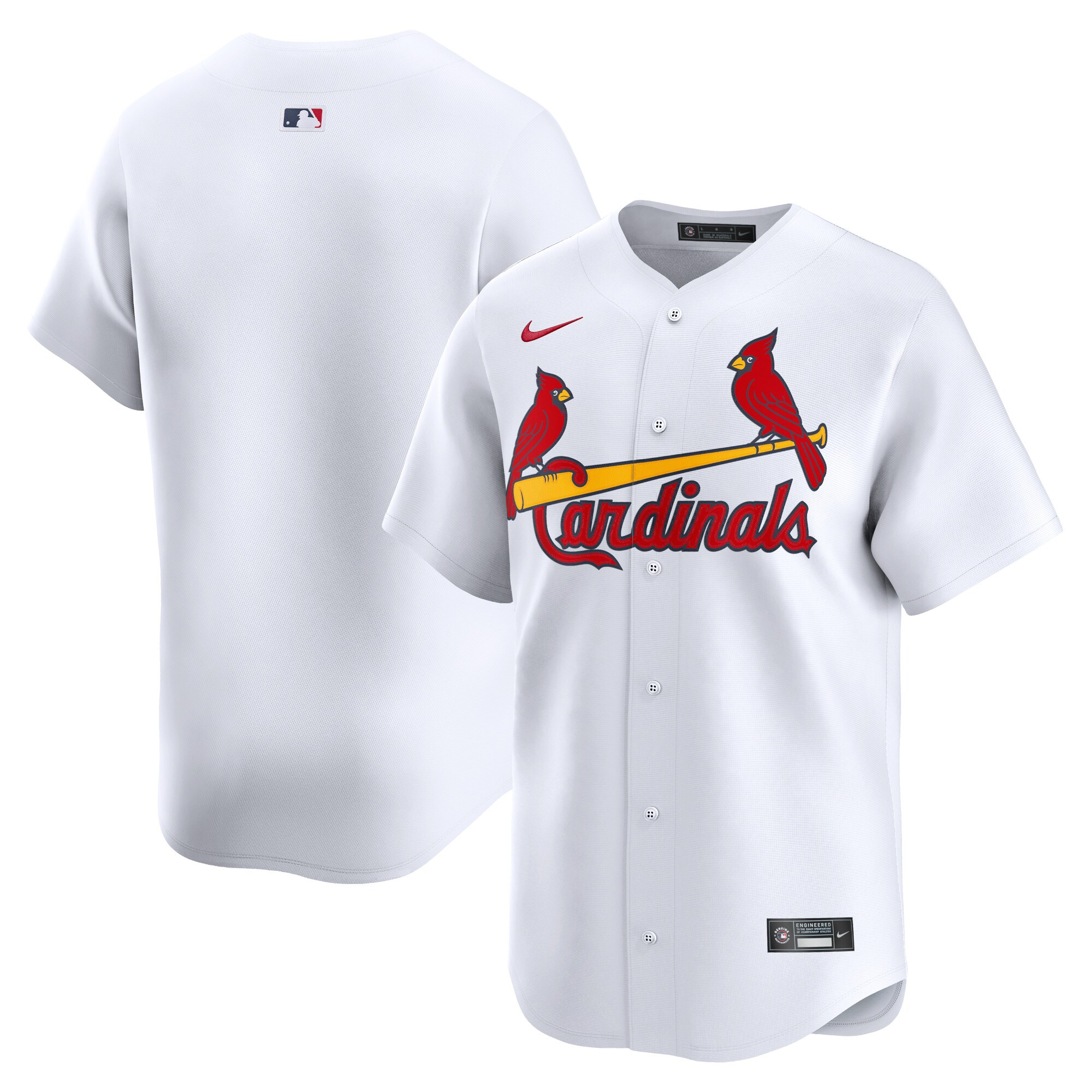 St. Louis Cardinals White Home Limited MLB Jersey Youth