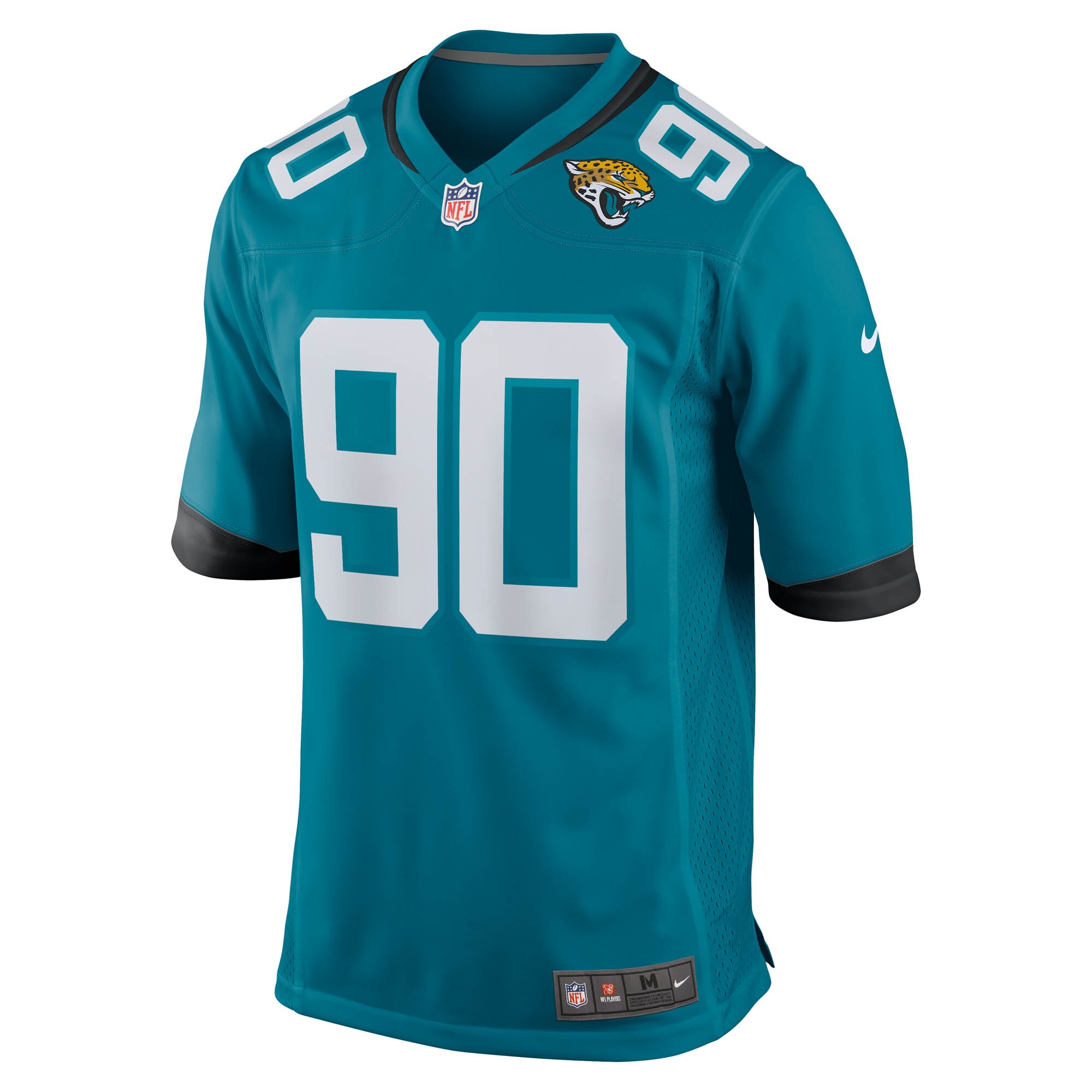 Jacksonville Jaguars Esezi Otomewo Teal Team Game NFL Jersey Men's