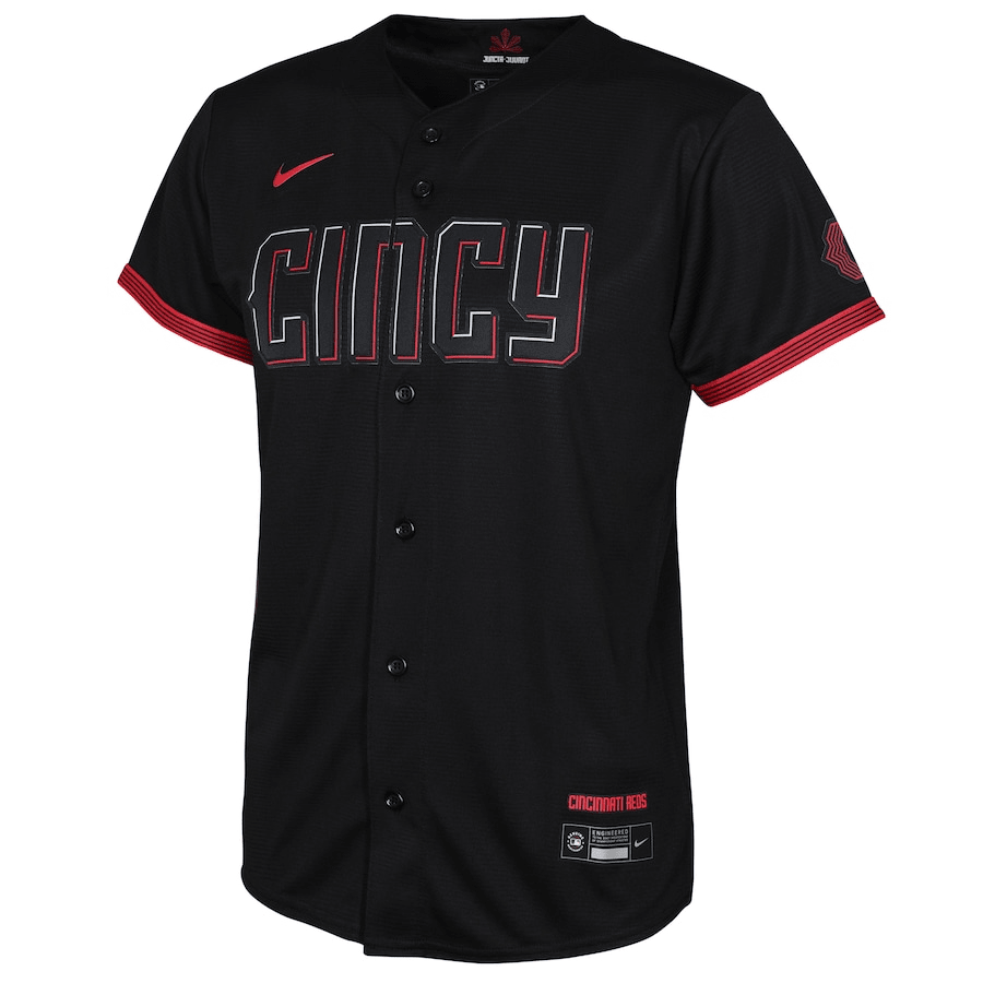 Joey Votto 19 Cincinnati Reds 2023 City Connect Black MLB Jersey Youth