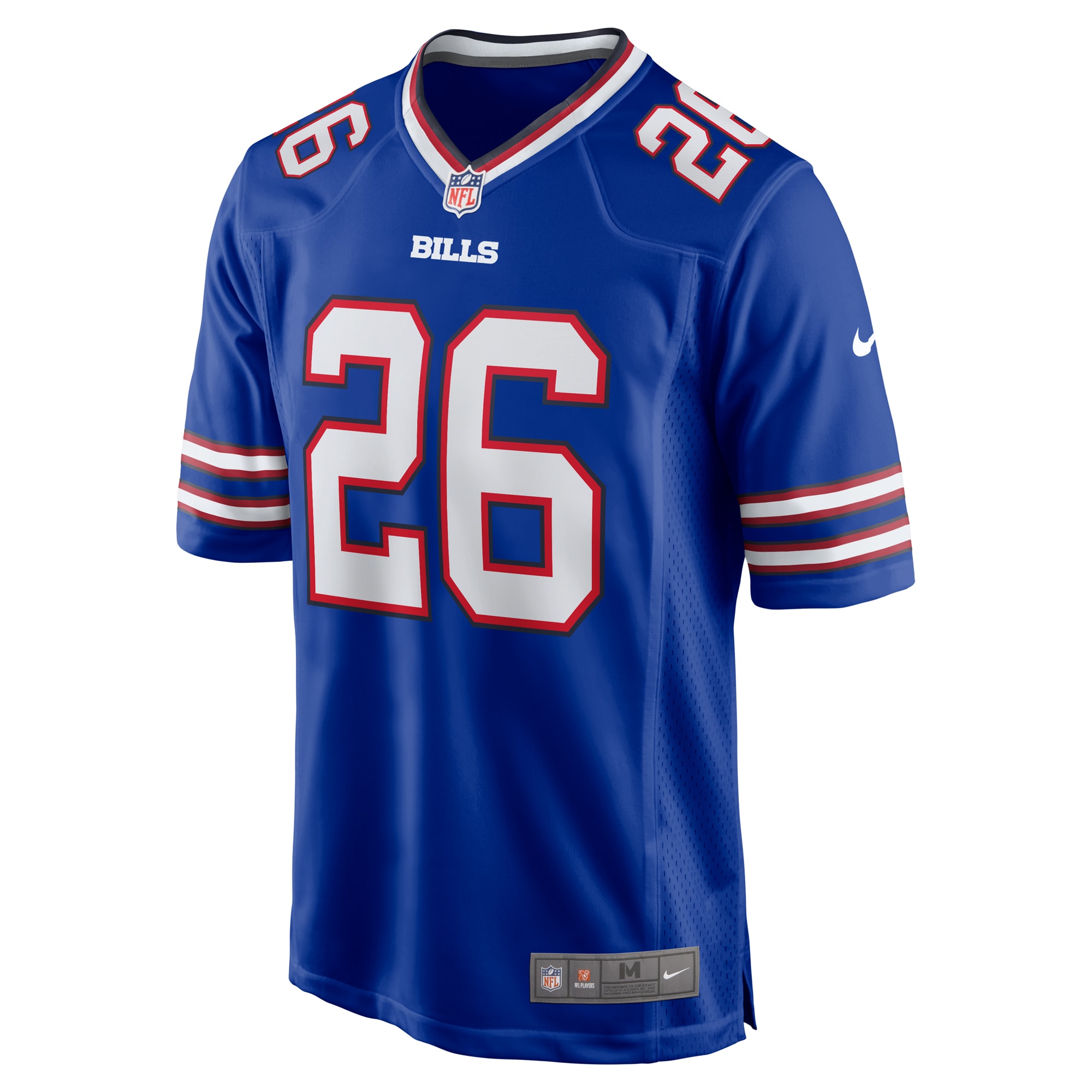 Buffalo Bills Ty Johnson Royal Team Game NFL Jersey Men's