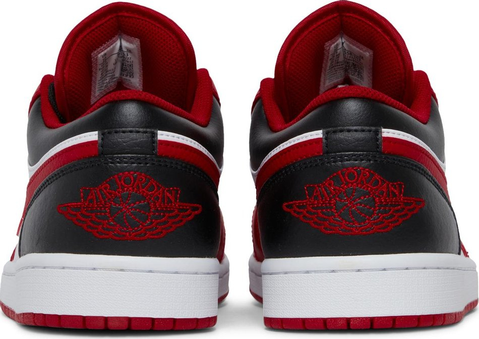 Air Jordan 1 Low Reverse Black Toe 553558-163