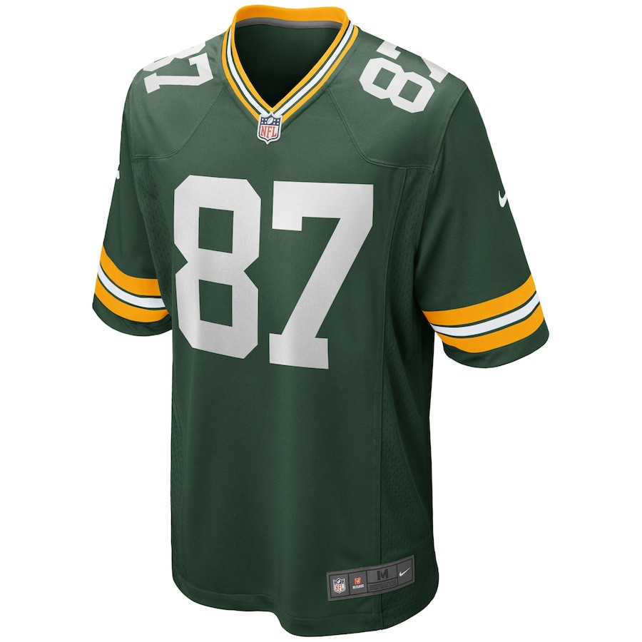 Willie Davis 87 Green Bay Packers Game Retired Green NFL Jersey Men's