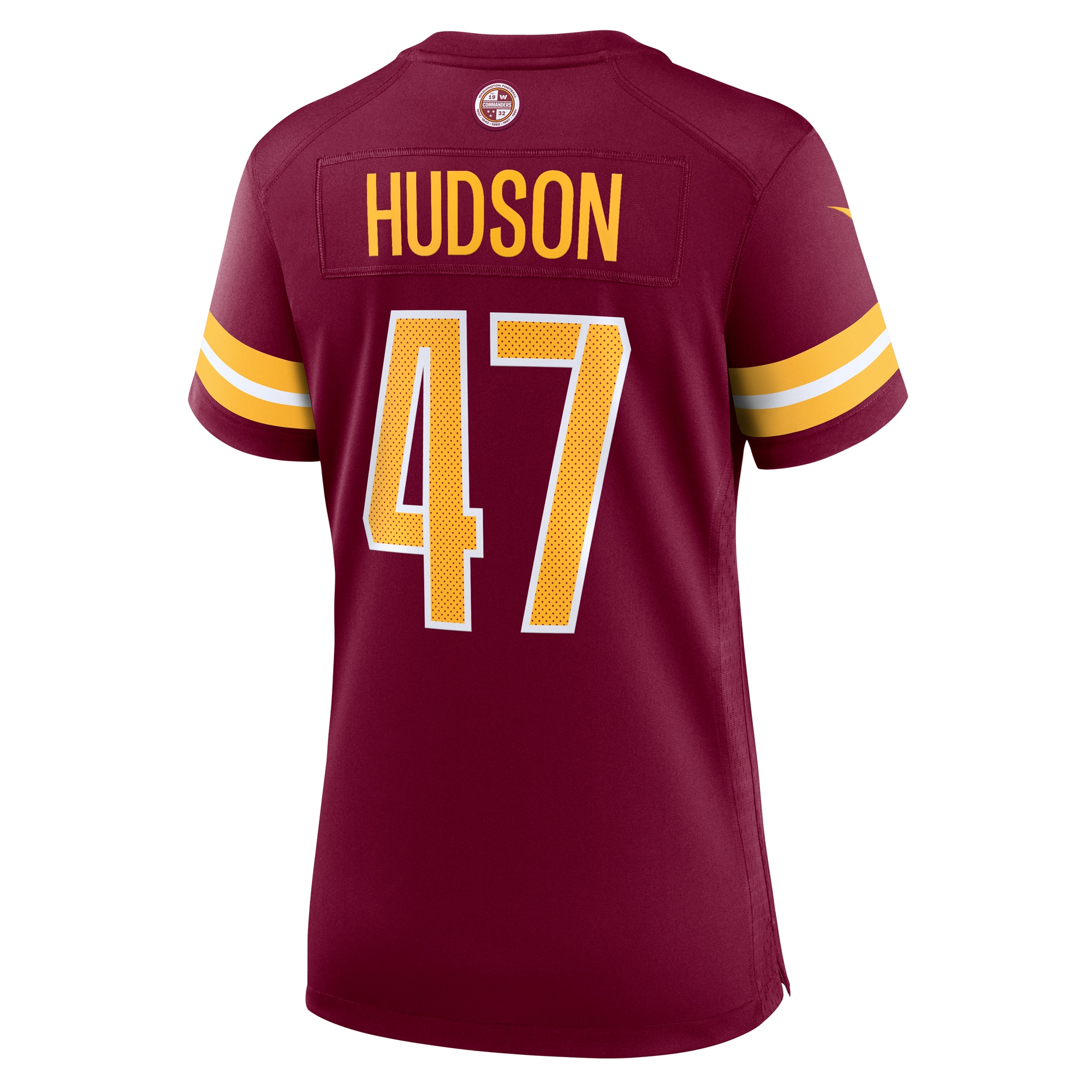 Washington Commanders Khaleke Hudson Burgundy Game NFL Jersey Women's
