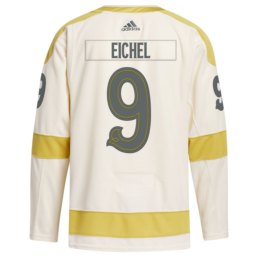 Jack Eichel 9 Vegas Golden Knights 2024 Winter Classic Primegreen Cream NHL Jersey Men's