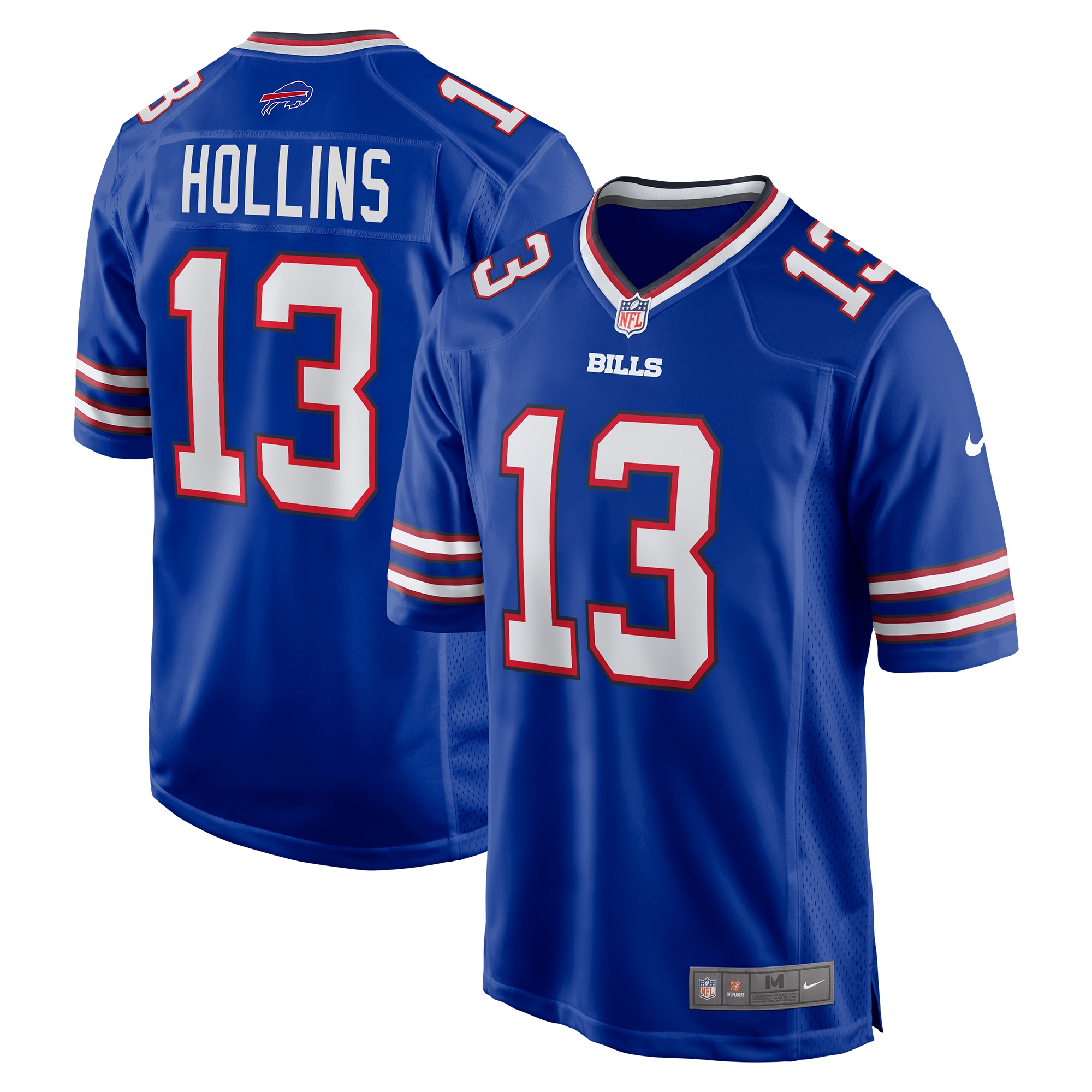 Buffalo Bills Mack Hollins Royal Game NFL Jersey Men's