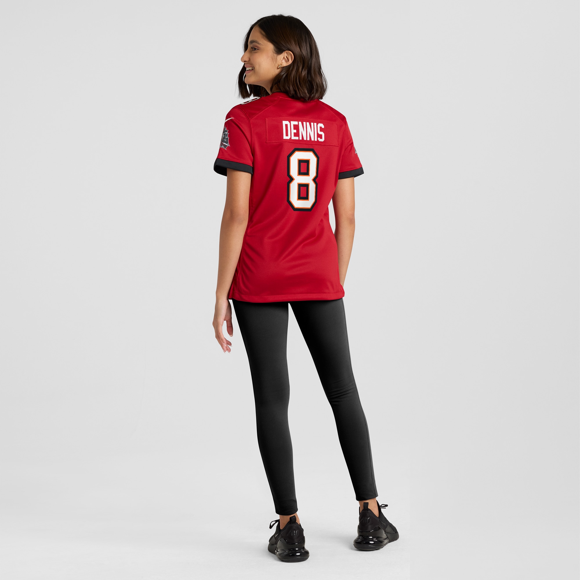 Tampa Bay Buccaneers SirVocea Dennis Red Game NFL Jersey Women's