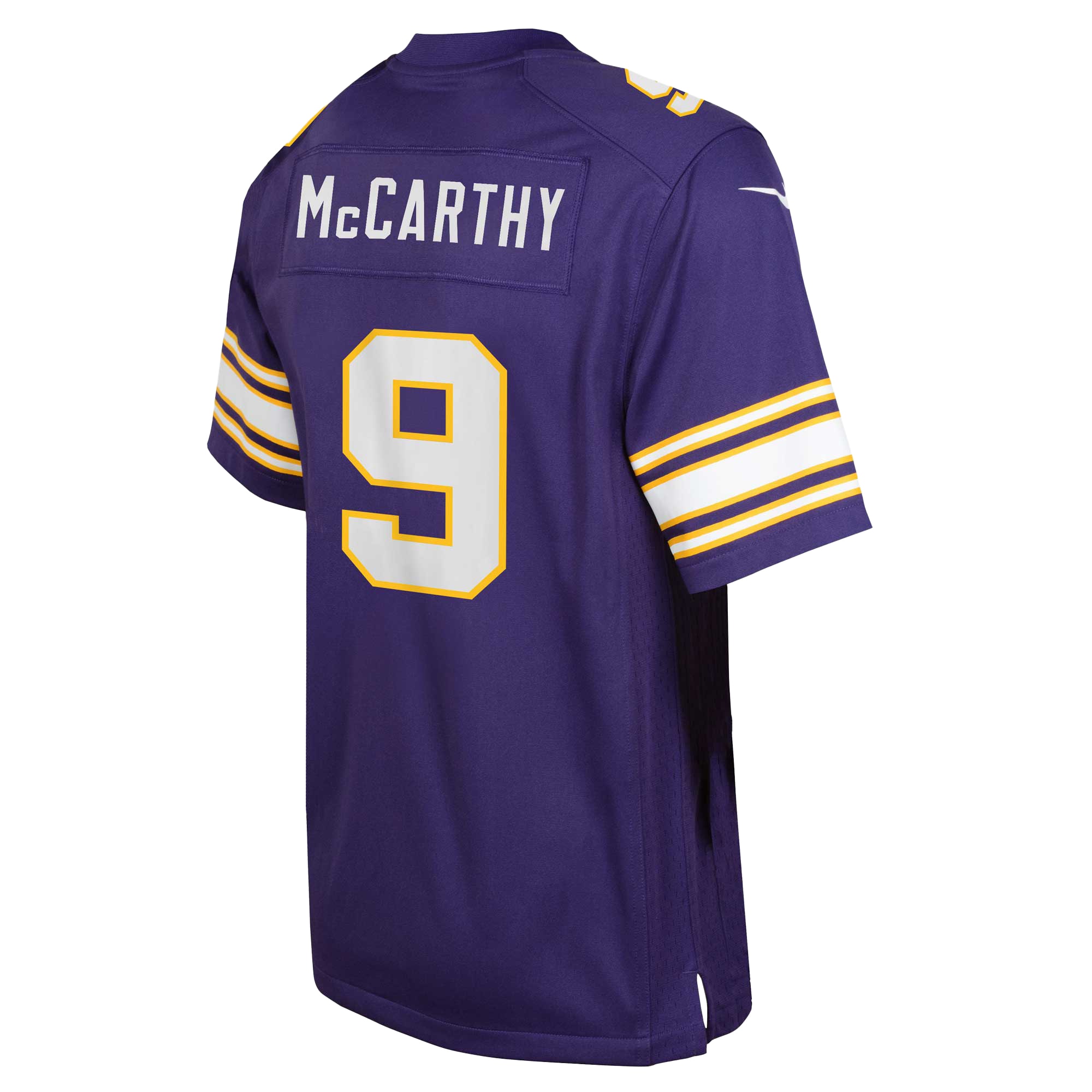 Minnesota Vikings J.J. McCarthy Purple Classic Alternate Player Game NFL Jersey Youth