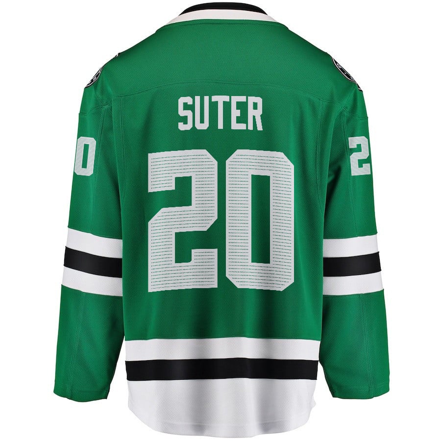 Ryan Suter 20 Dallas Stars 2024 Playoffs Patch Home Green NHL Jersey Men's