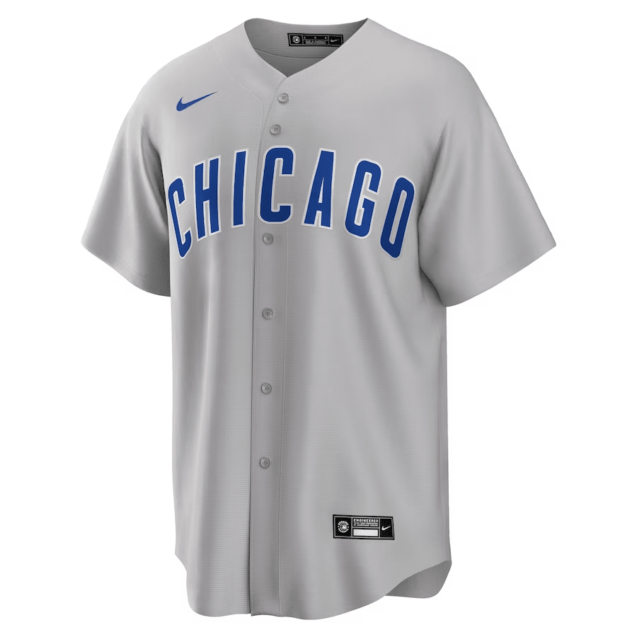Chicago Cubs Road Gray MLB Jersey Men's