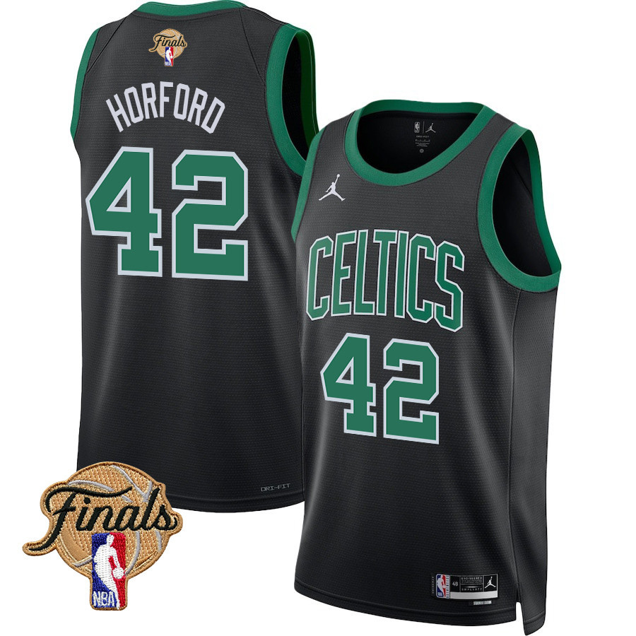 Al Horford 42 Boston Celtics 2024 FINALS PATCH Swingman Statement Edition Black NBA Jersey Men's