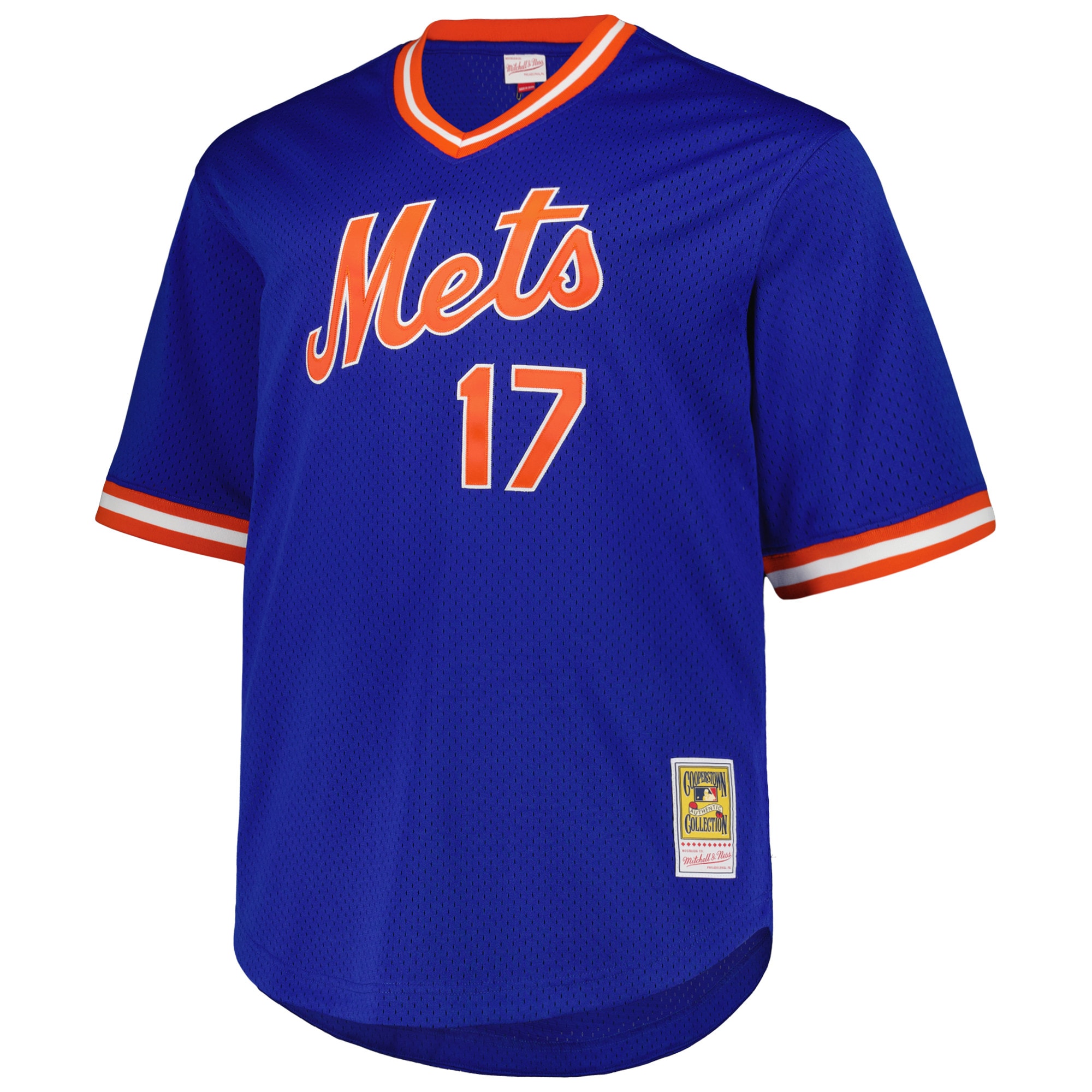 New York Mets Keith Hernandez Mitchell Ness Royal 1986 Cooperstown Collection Mesh Pullover MLB Jersey Men's