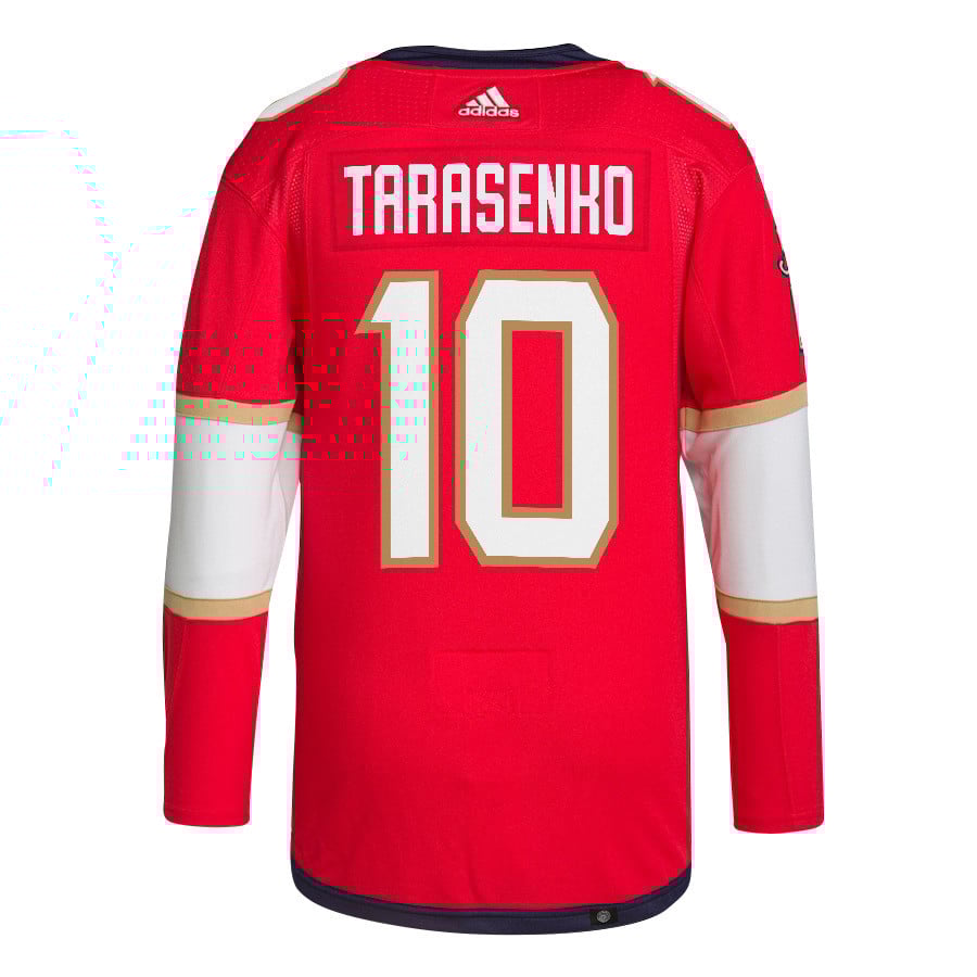 Vladimir Tarasenko 10 Florida Panthers 2024 STANLEY CUP Final Home Breakaway Red NHL Jersey Men's