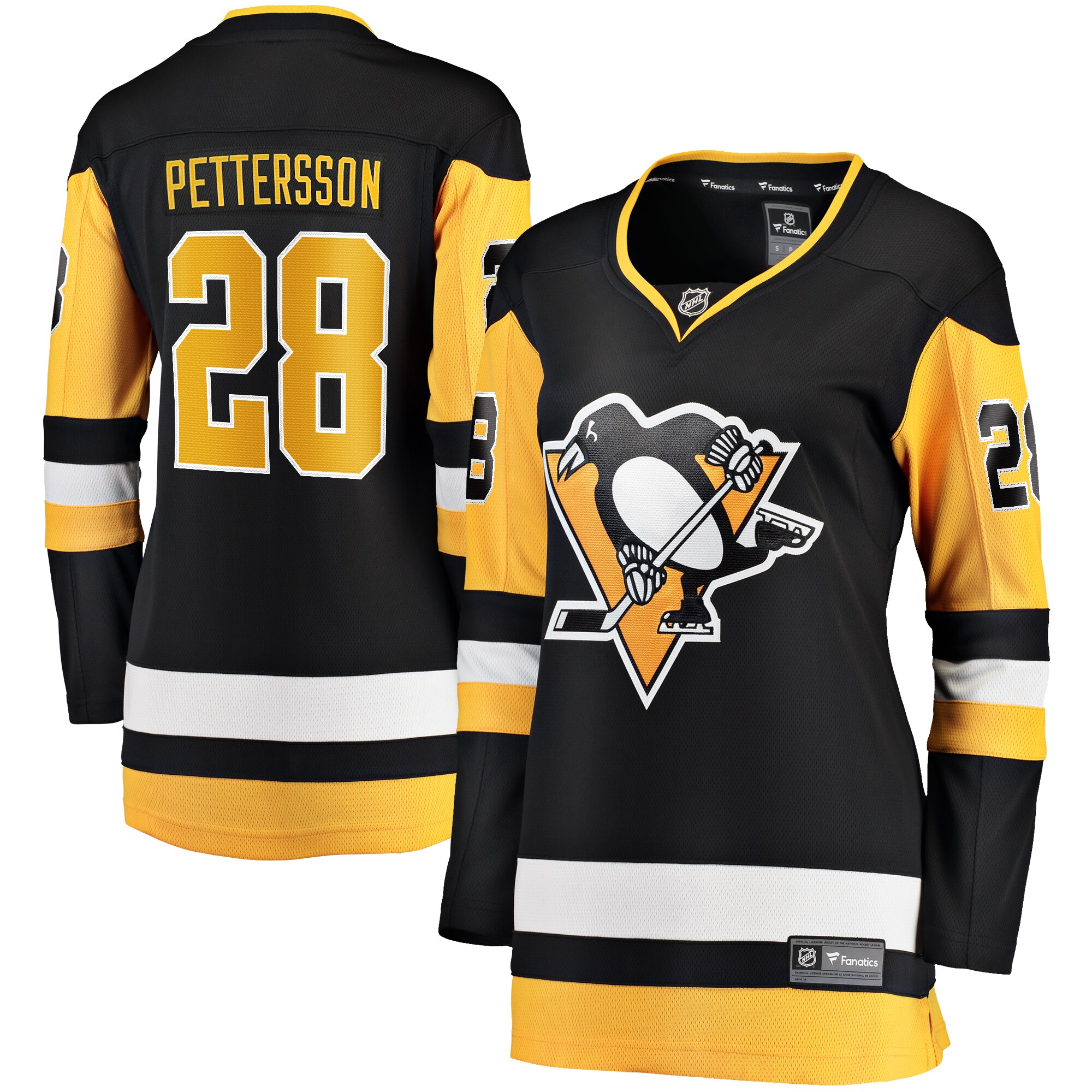 Pittsburgh Penguins Marcus Pettersson Black Home Breakaway Player NHL Jersey Women's