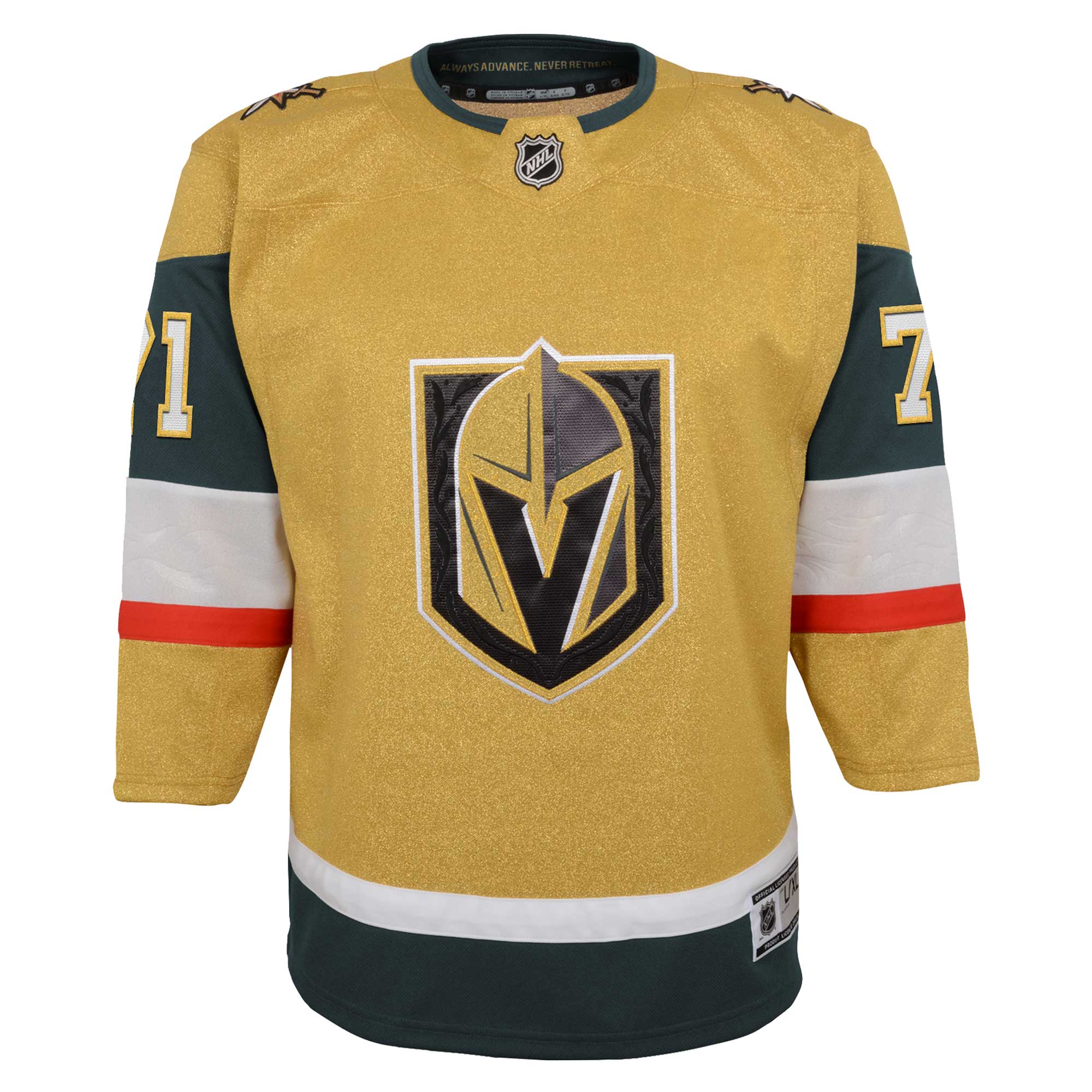 Vegas Golden Knights William Karlsson Gold Home Premier Player NHL Jersey Youth