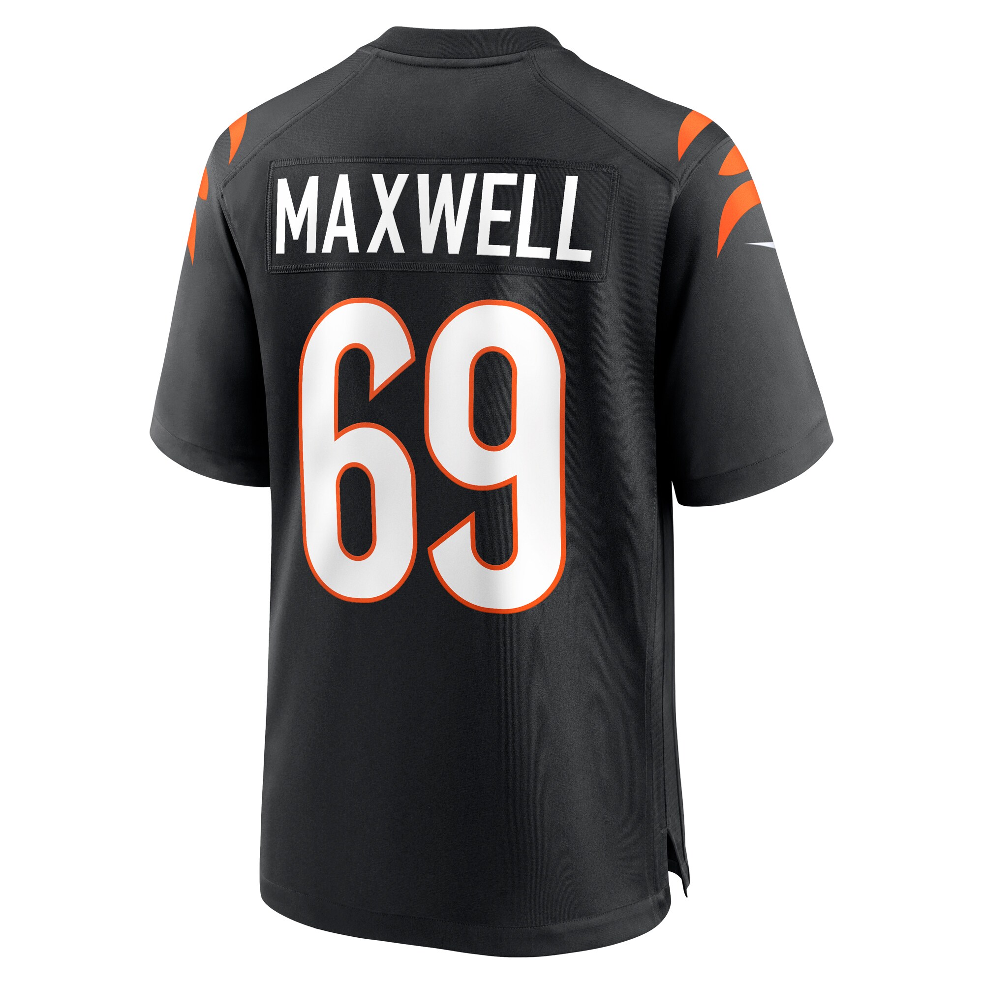 Cincinnati Bengals Devonnsha Maxwell Black Team Game NFL Jersey Men's
