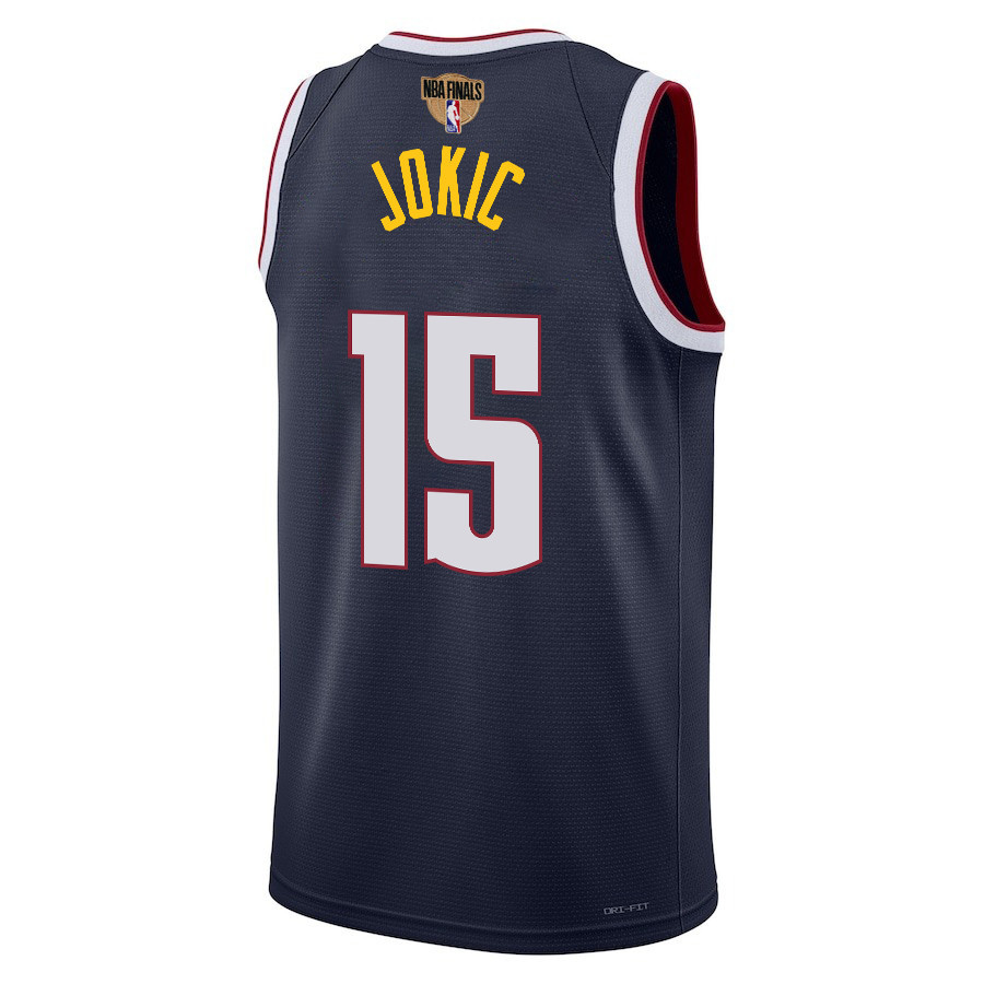 Nikola Jokic 15 Denver Nuggets Final Champions 2023 Swingma Black NBA Jersey Youth