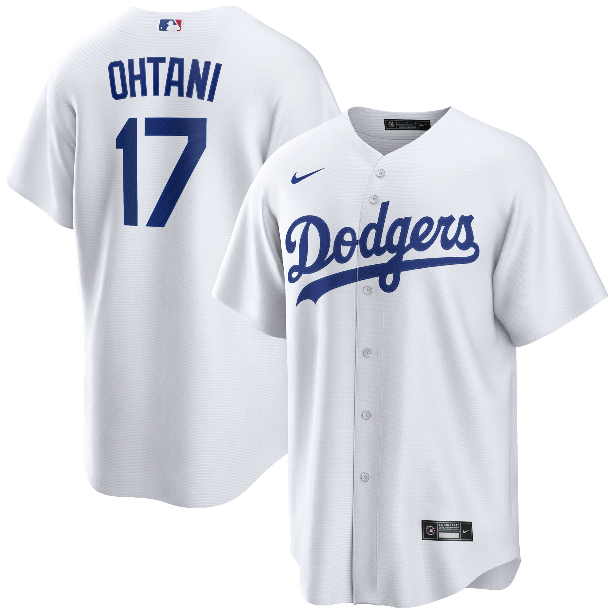 Los Angeles Dodgers Shohei Ohtani White Home Player MLB Jersey Men's