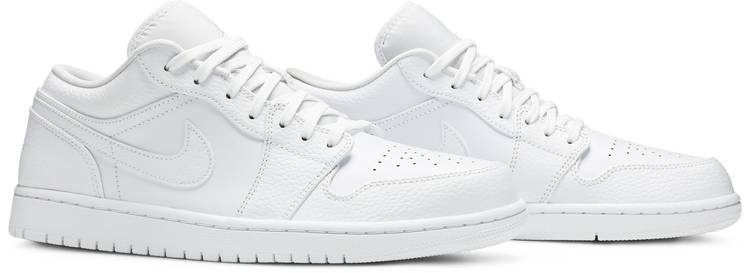 Air Jordan 1 Low Triple White 553558-130