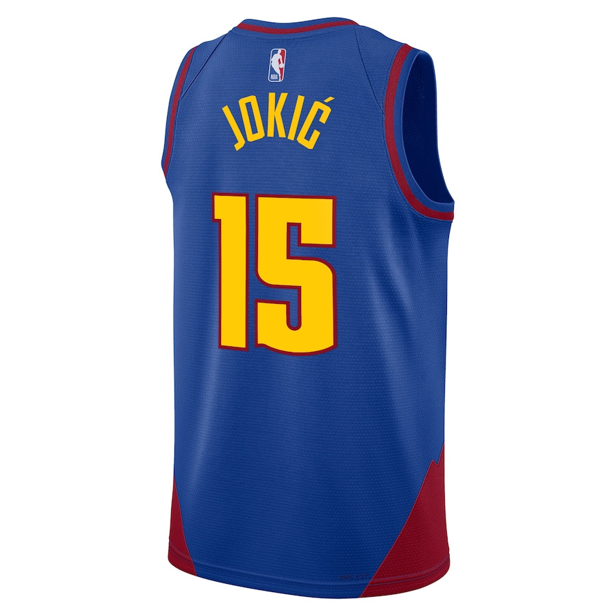 Nikola Jokic 15 Denver Nuggets Unisex Swingman Statement Edition Royal NBA Jersey Unisex