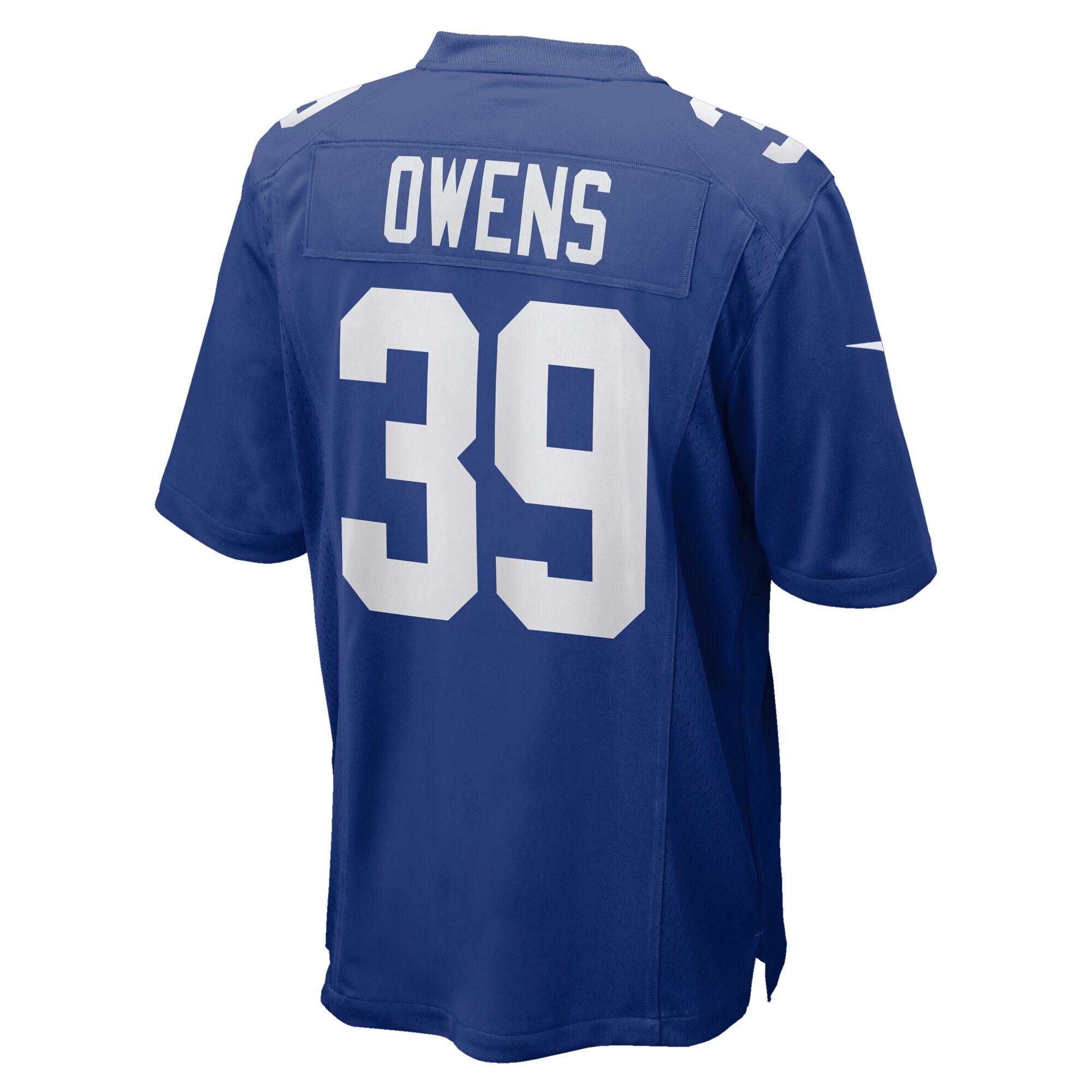 New York Giants Gervarrius Owens Royal Team Game NFL Jersey Men's
