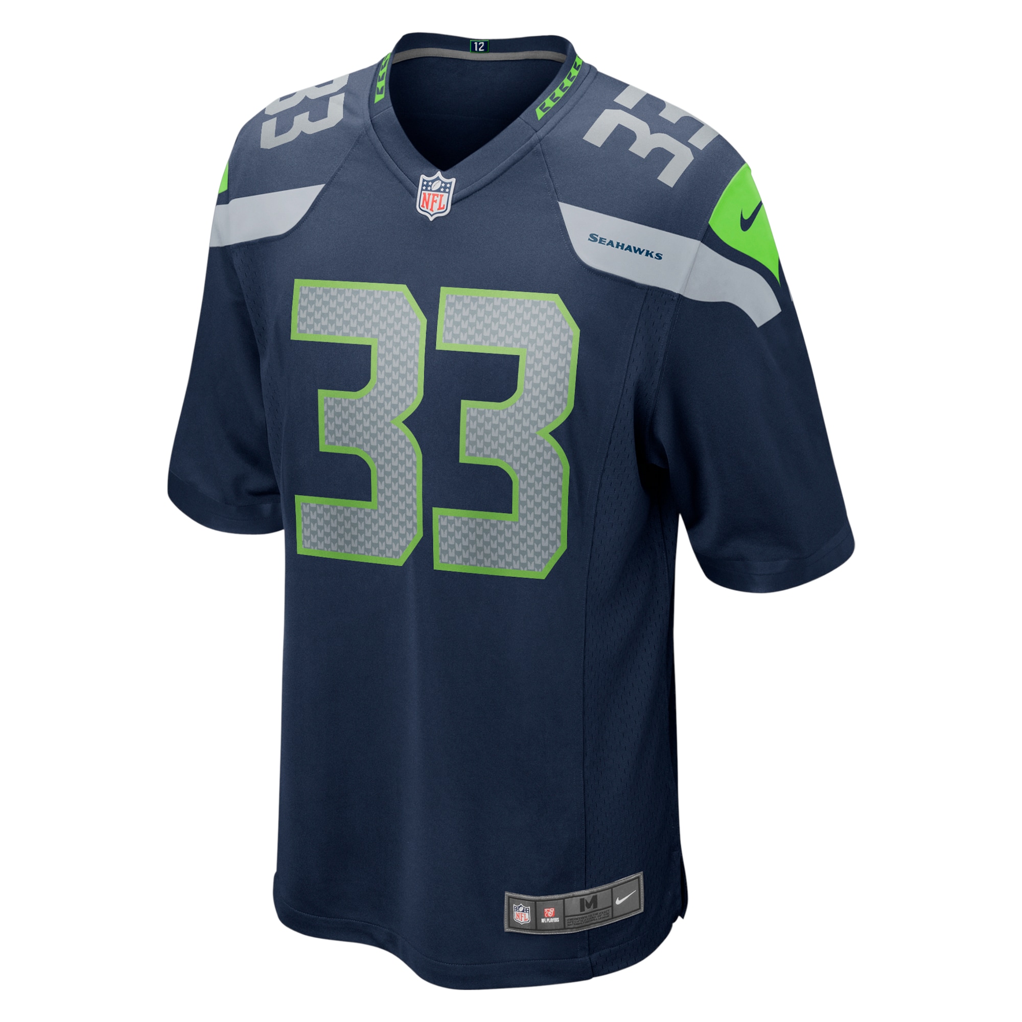 Seattle Seahawks Jamal Adams College Navy Game Team NFL Jersey Men's