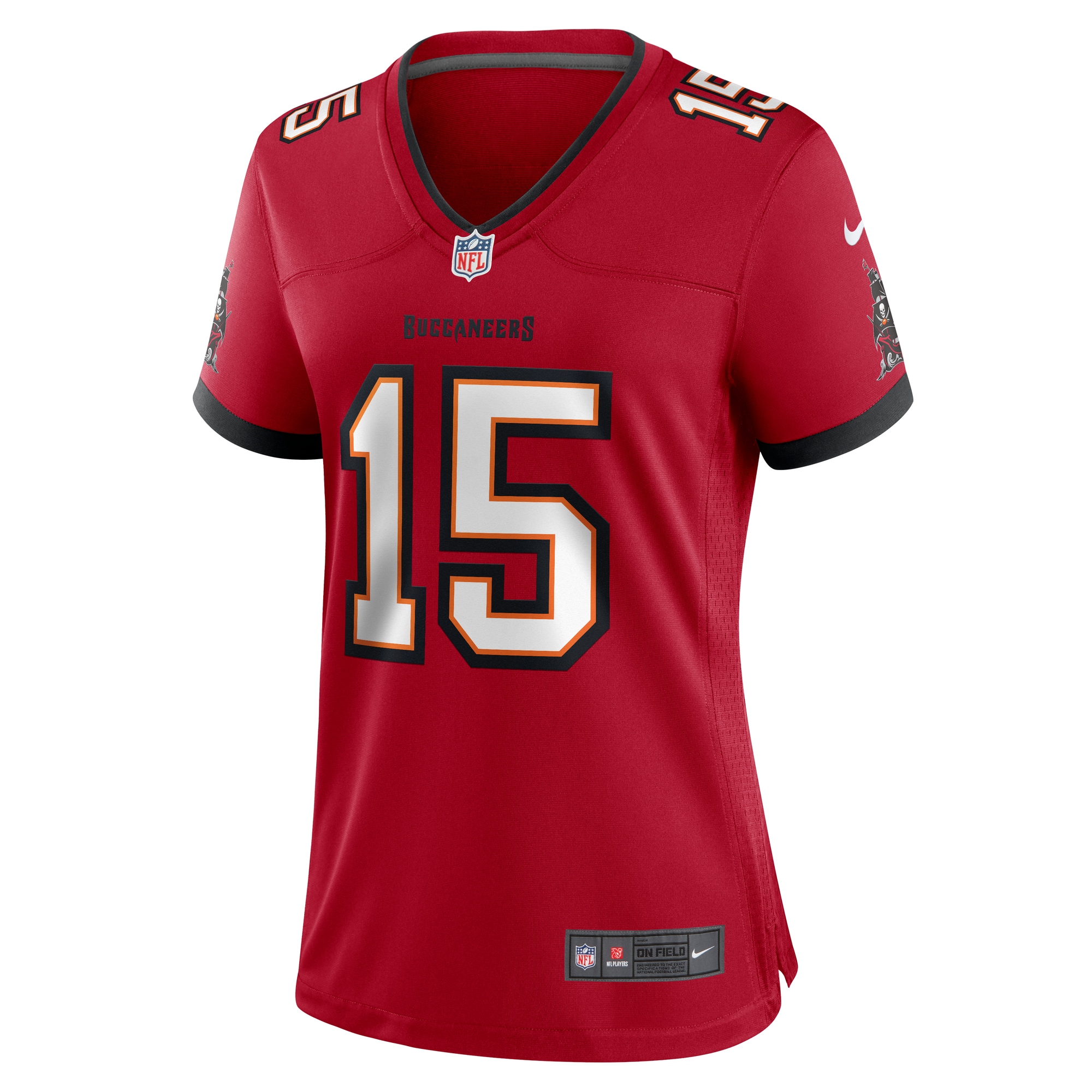 Tampa Bay Buccaneers Jalen McMillan Red Game NFL Jersey Women's