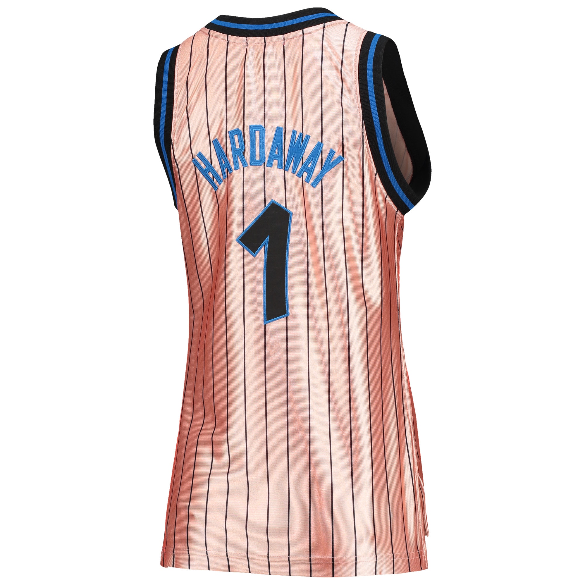 Mitchell Ness Penny Hardaway Pink Orlando Magicc 75th Anniversary Rose Gold 1993 Swingman NBA Jersey Women's