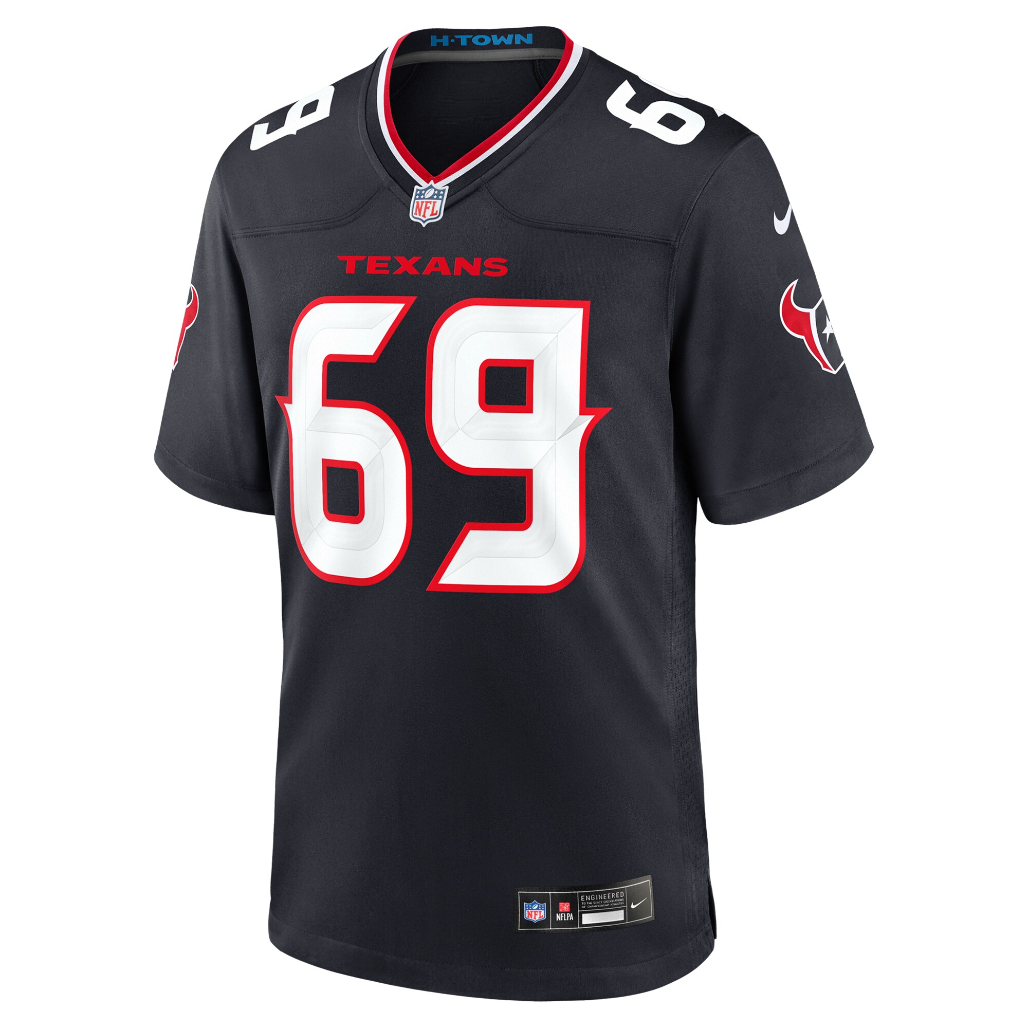 Houston Texans Shaq Mason Navy Team Game NFL Jersey Men's