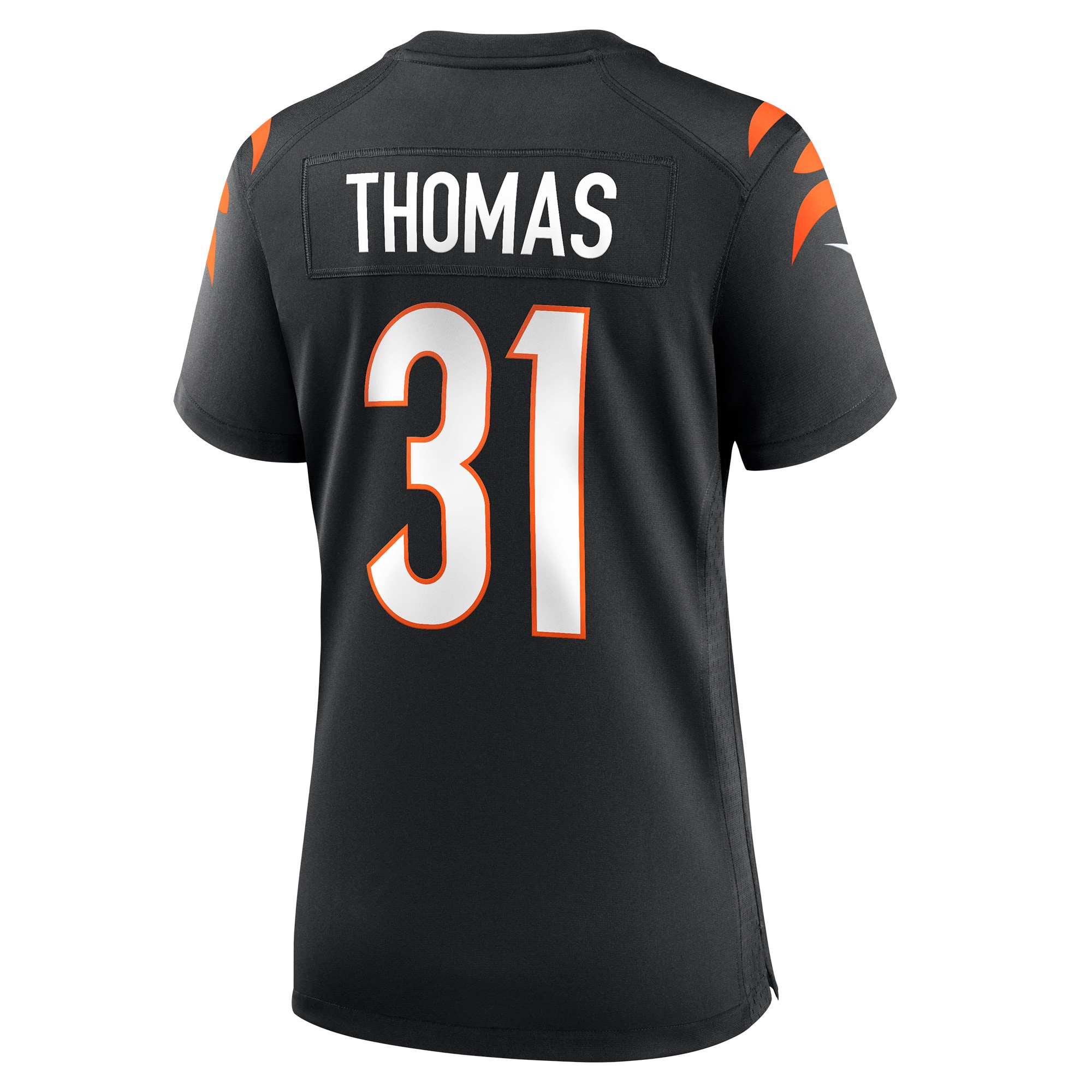 Cincinnati Bengals Michael Thomas Black Game NFL Jersey Women's