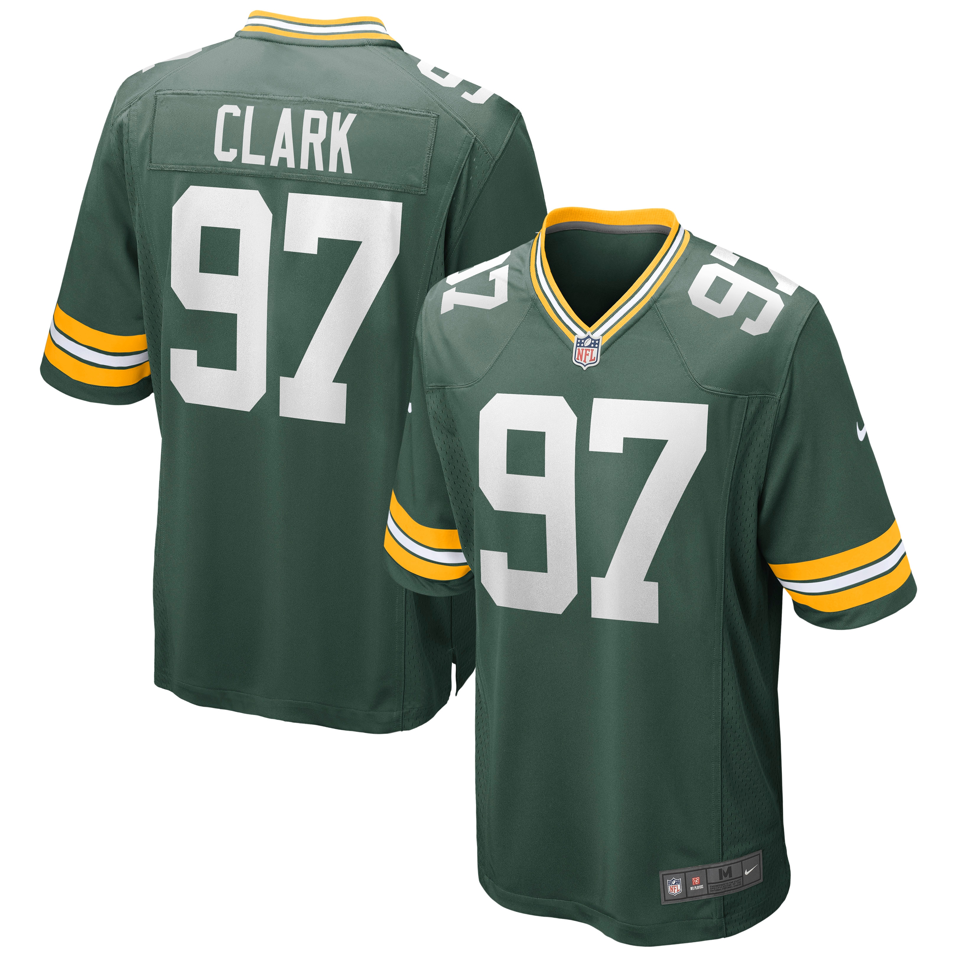 Green Bay Packers Kenny Clark Green Game NFL Jersey Men's