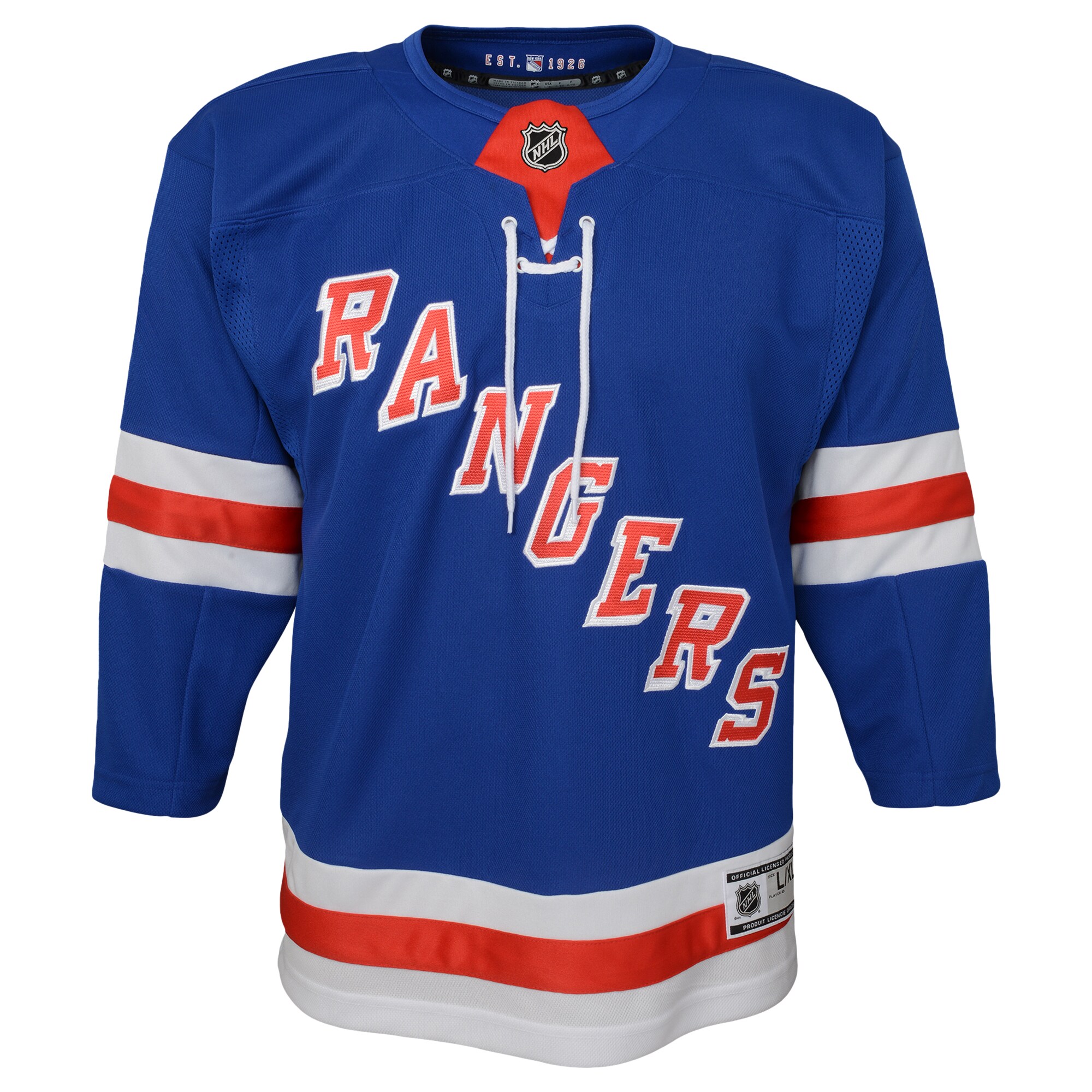 New York Rangers Blue Home Premier NHL Jersey Youth