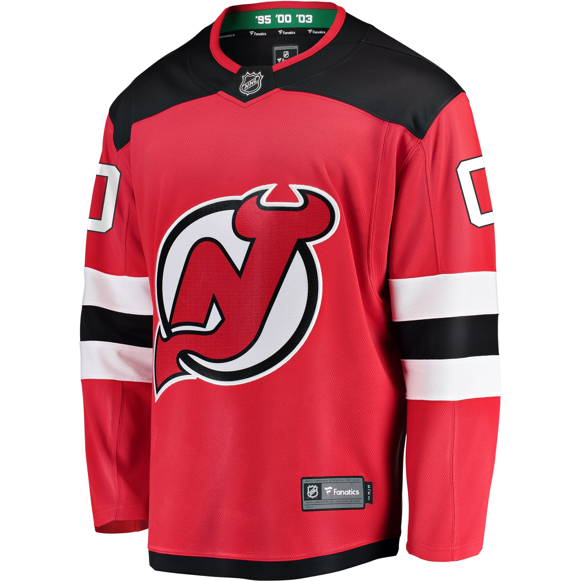 New Jersey Devils Red Home Breakaway Custom NHL Jersey Men's