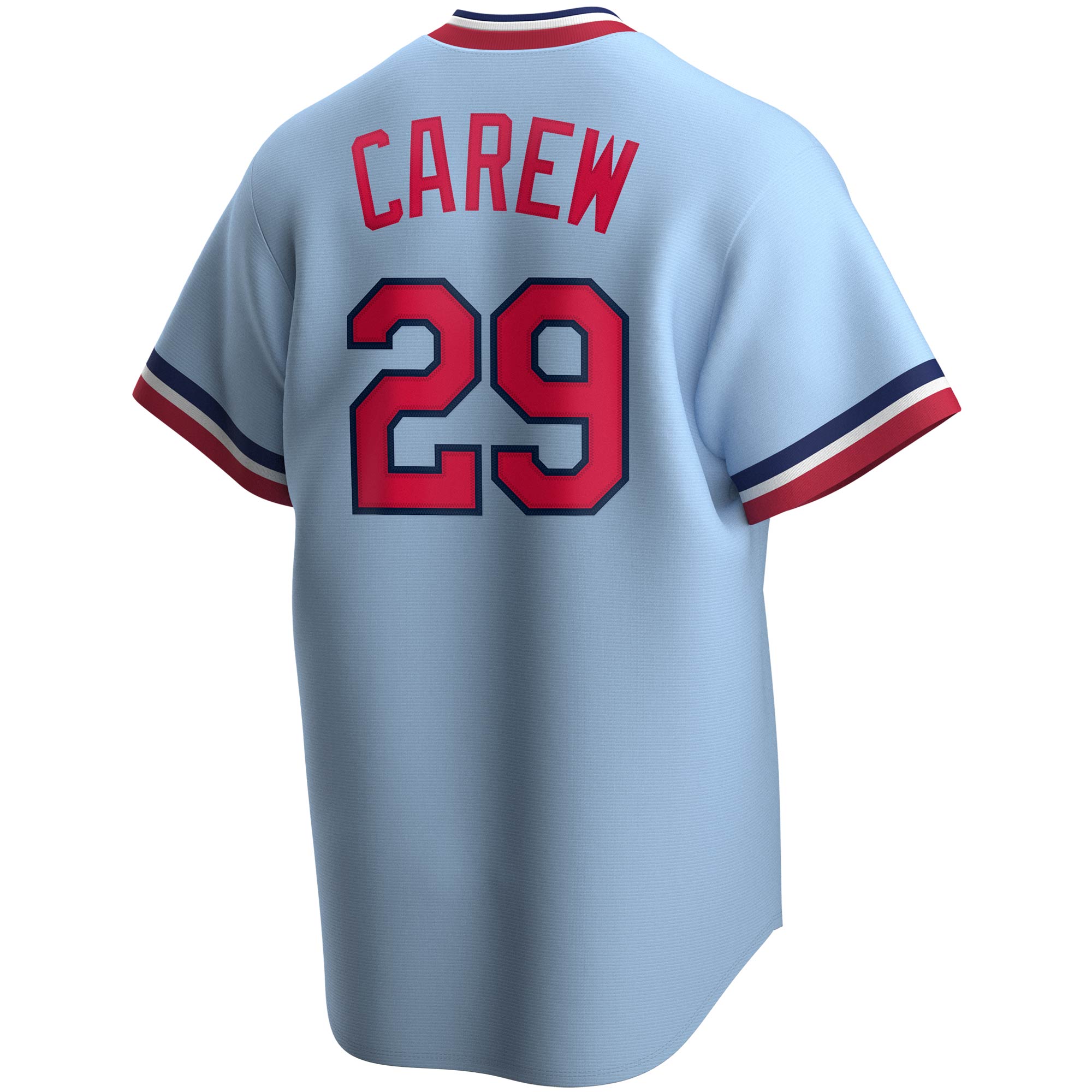 Minnesota Twins Rod Carew Light Blue Road Cooperstown Collection Player MLB Jersey Men's