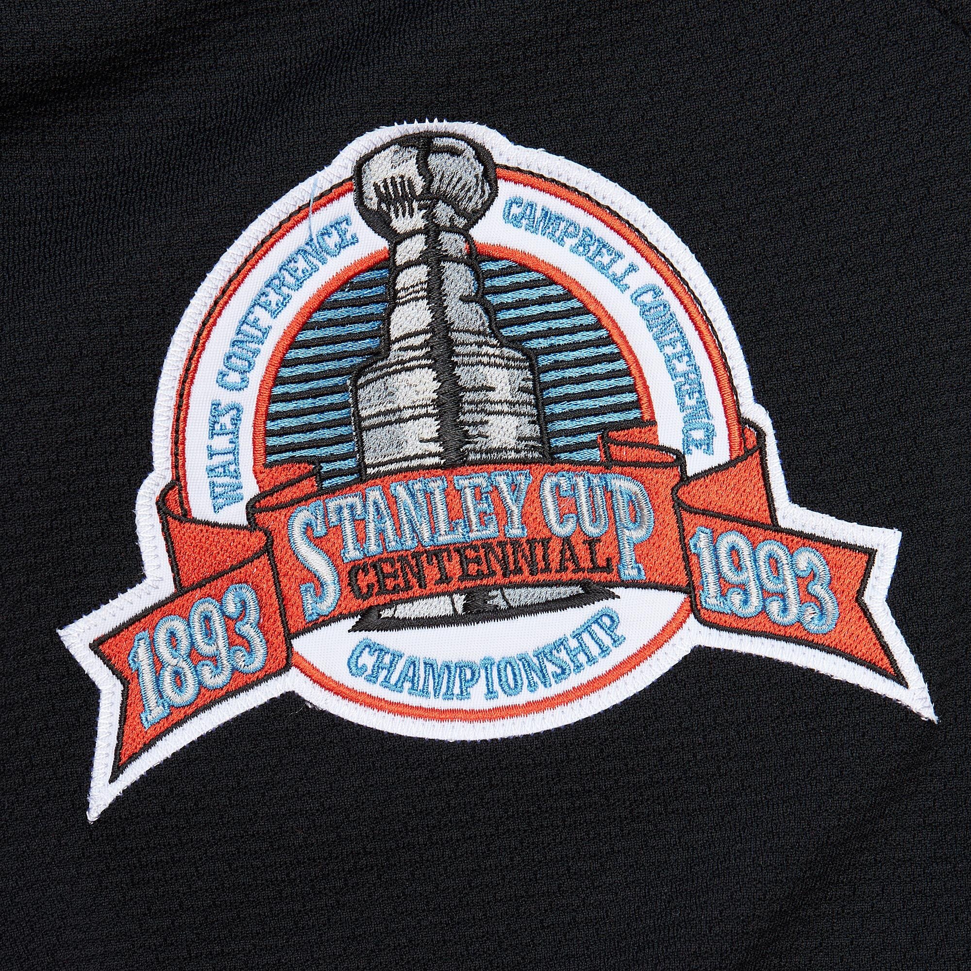 Los Angeles Kings Wayne Gretzky Mitchell Ness Black Big Tall 1992/93 Blue Line 2.0 NHL Jersey Men's