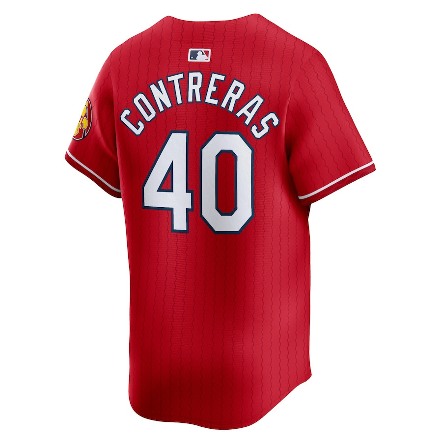Willson Contreras 40 St. Louis Cardinals 2024 City Connect Limited Red MLB Jersey Men's