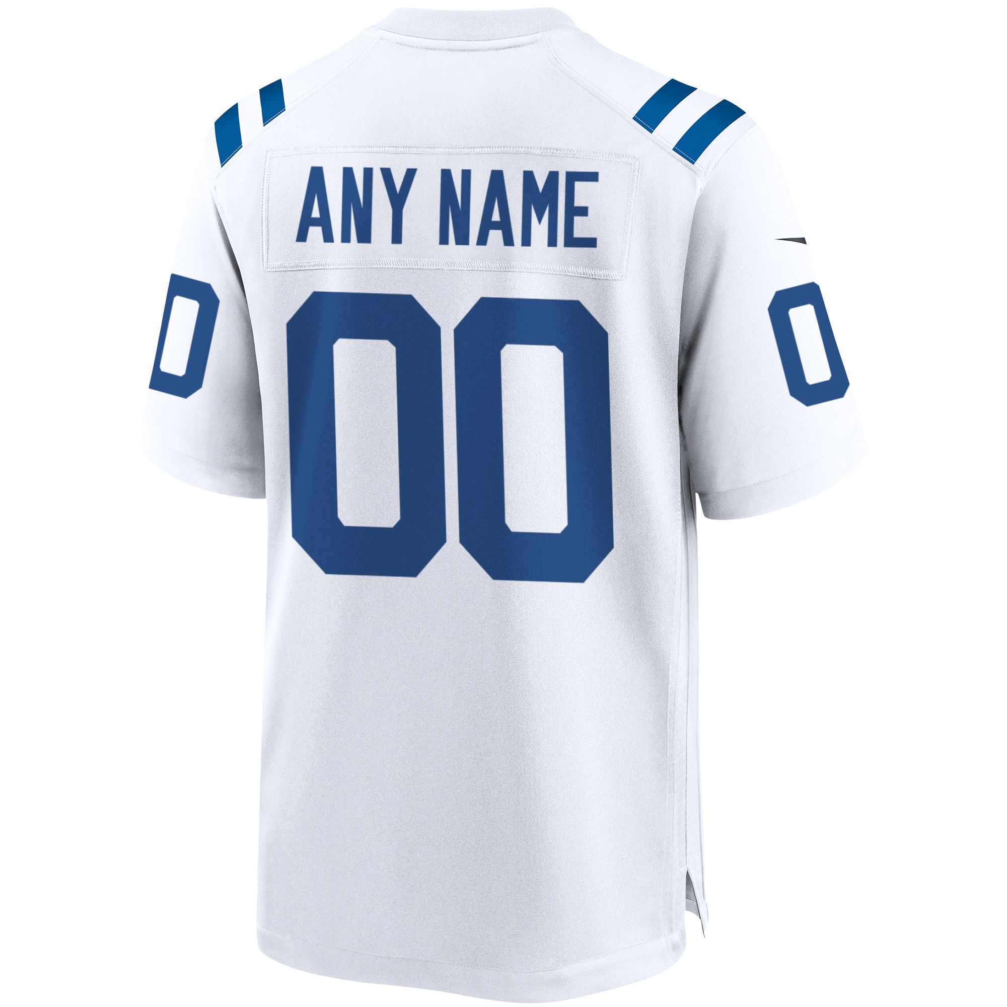 Indianapolis Colts White Custom Game NFL Jersey Men's
