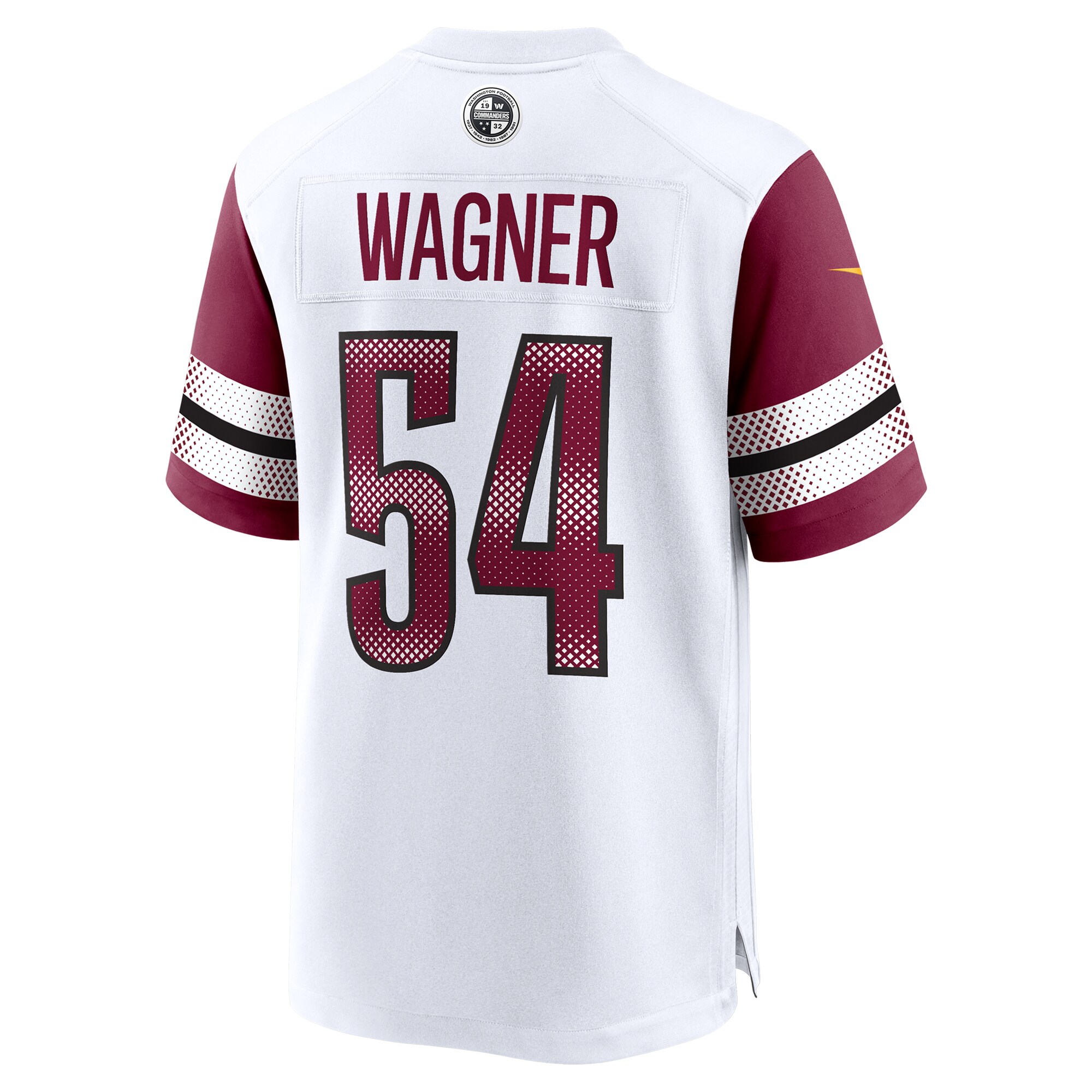 Washington Commanders Bobby Wagner White Game NFL Jersey Men's