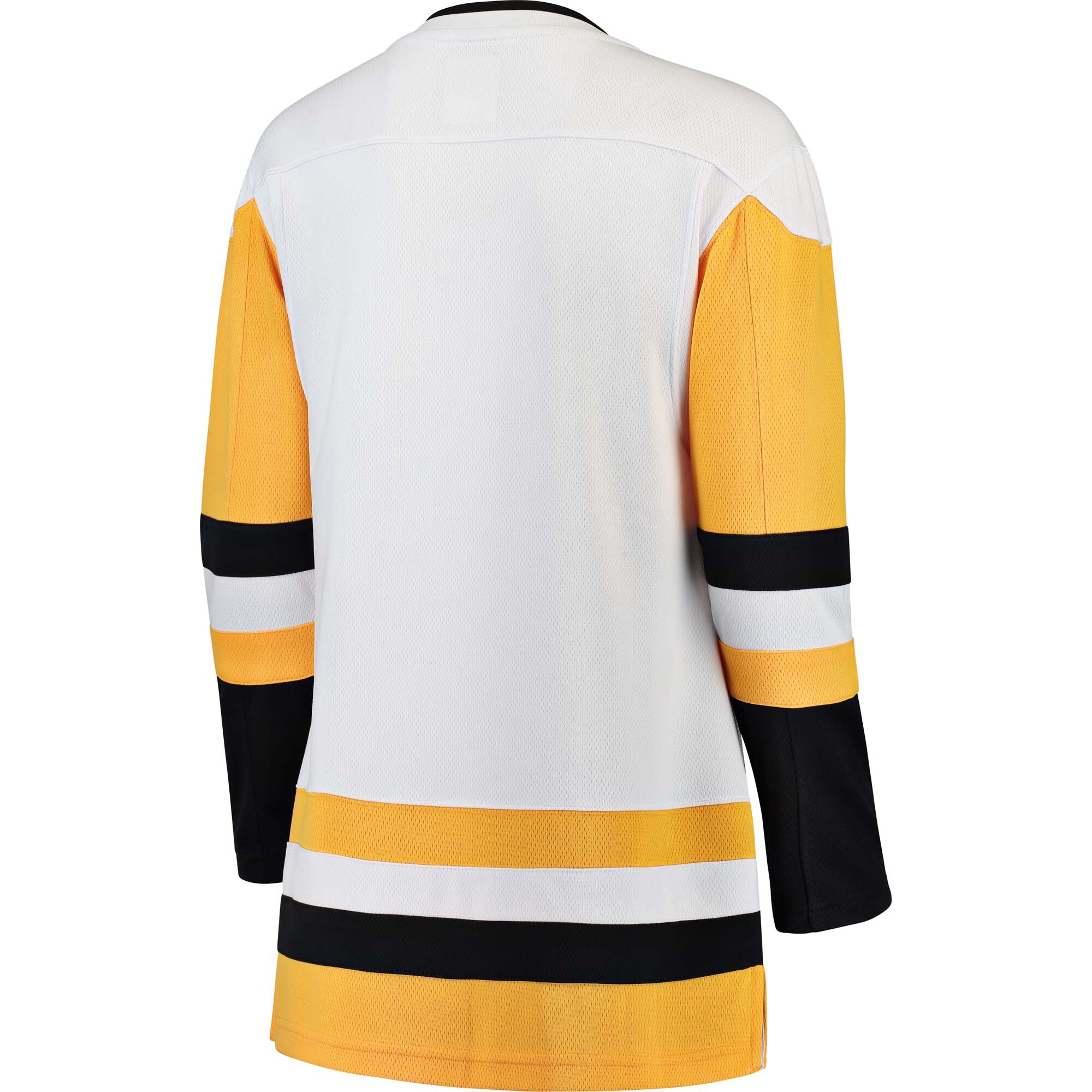 Pittsburgh Penguins White Away Breakaway NHL Jersey Women's