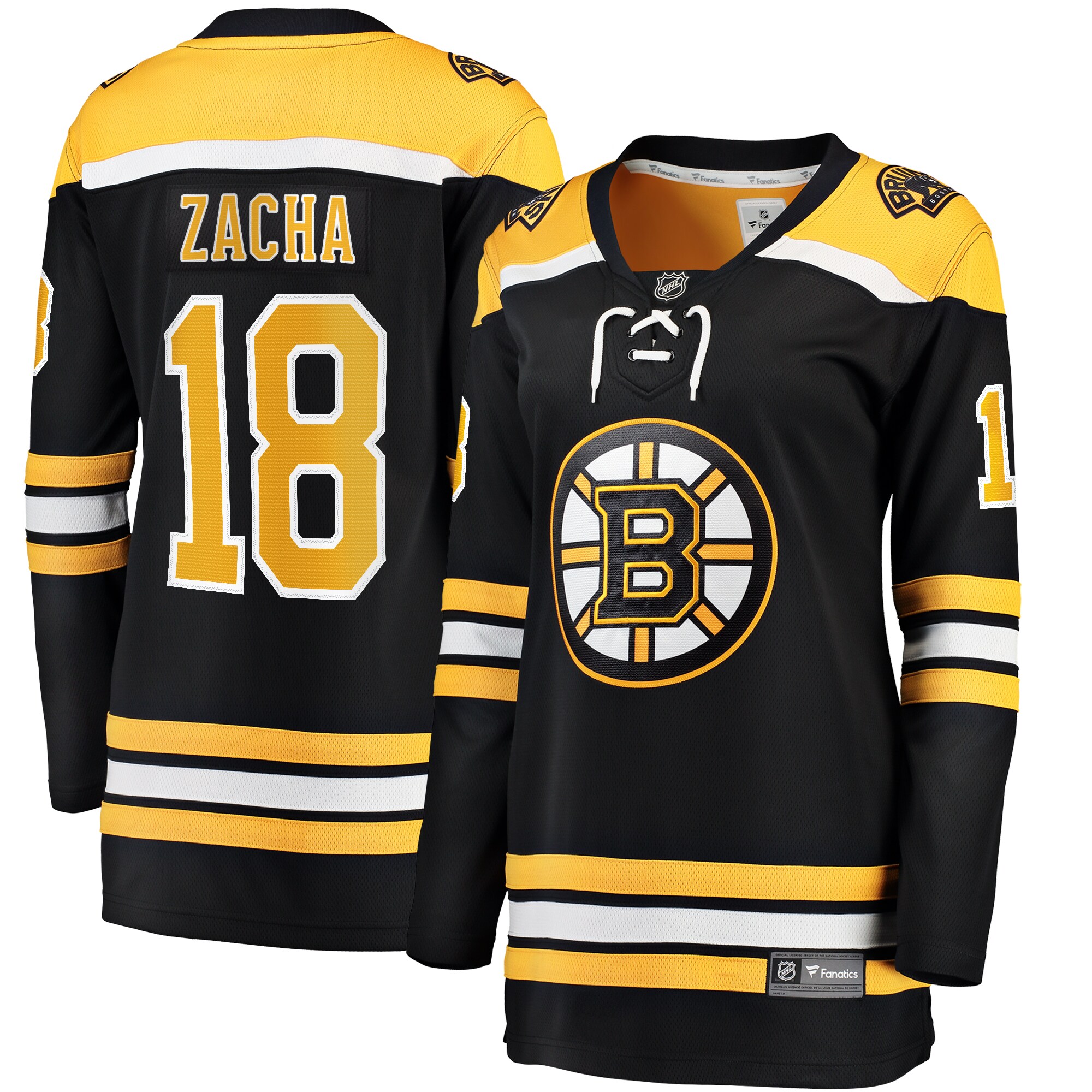Boston Bruins Pavel Zacha Black Home Breakaway Player NHL Jersey Women's