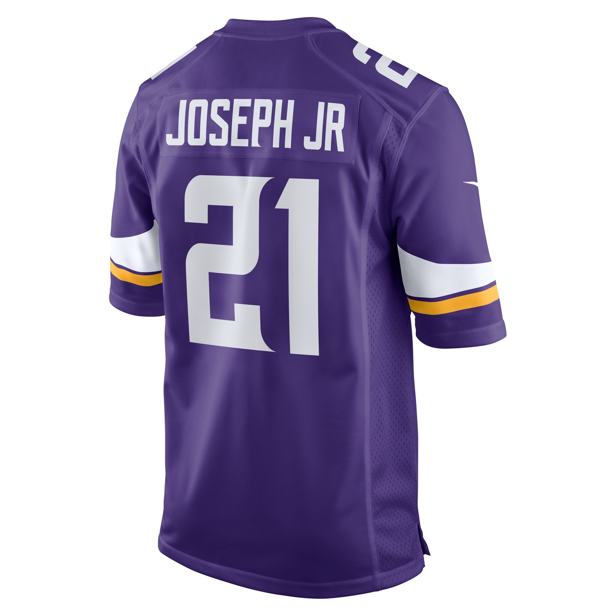Minnesota Vikings Kelvin Joseph Jr. Purple Team Game NFL Jersey Men's