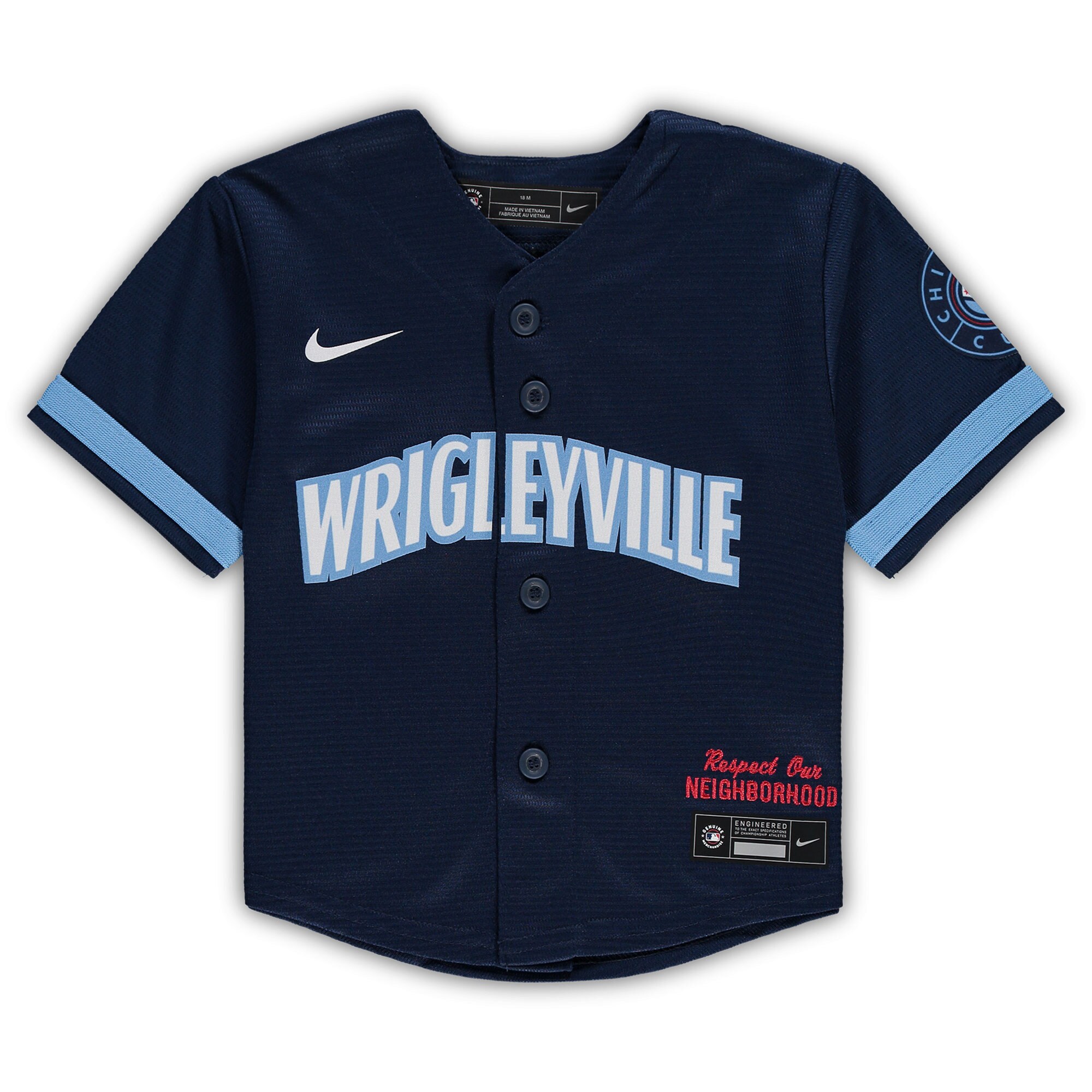 Infant Chicago Cubs Navy City Connect MLB Jersey Men's