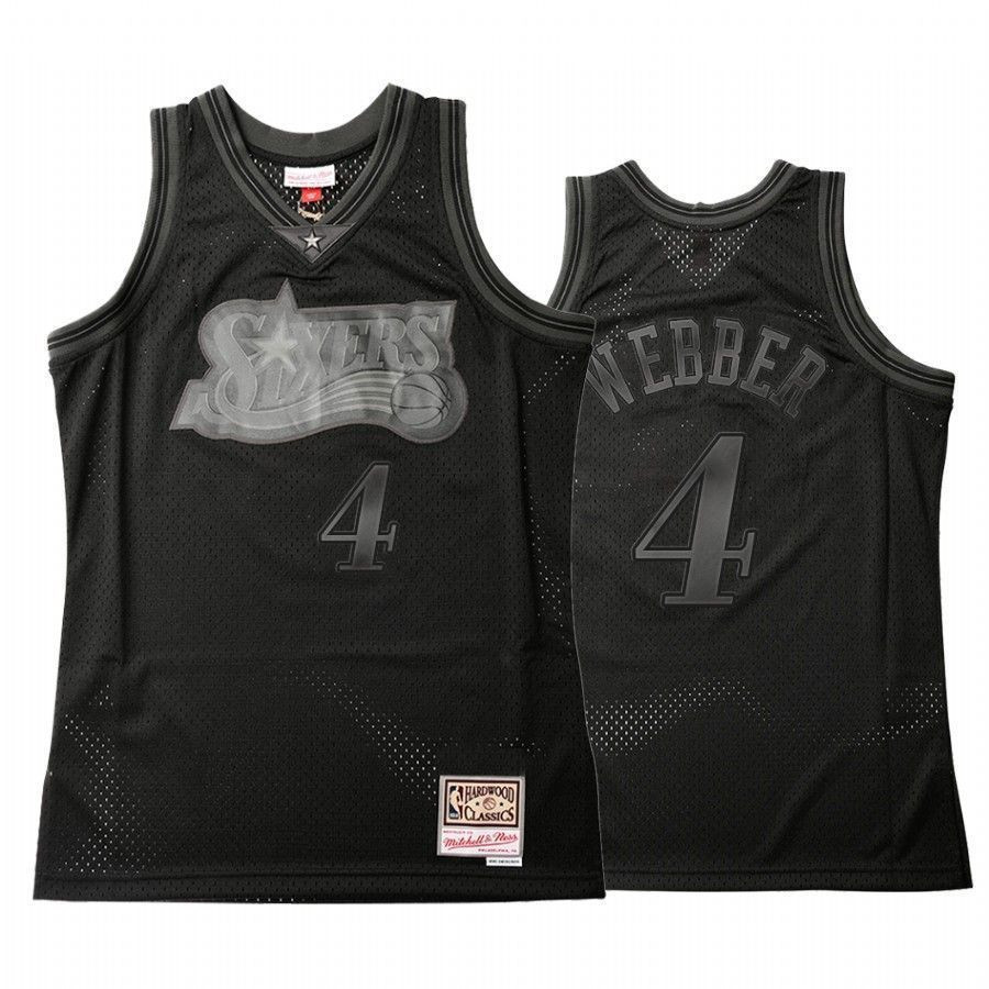 Philadelphia 76ers Chris Webber 4 Throwback Tonal NBA Jersey Men's