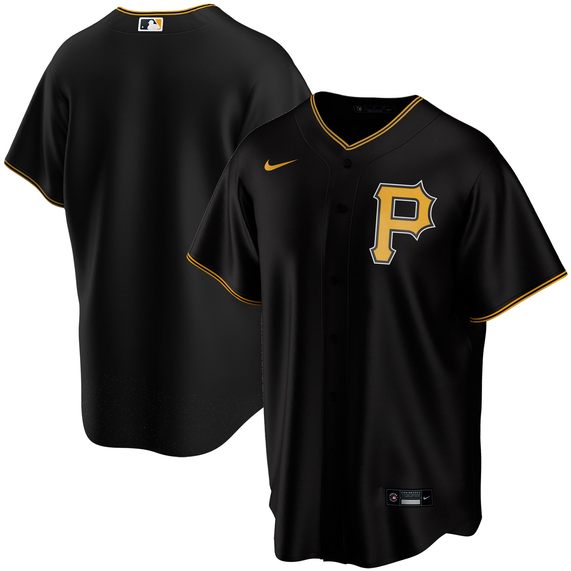 Pittsburgh Pirates Black Alternate Team MLB Jersey Youth