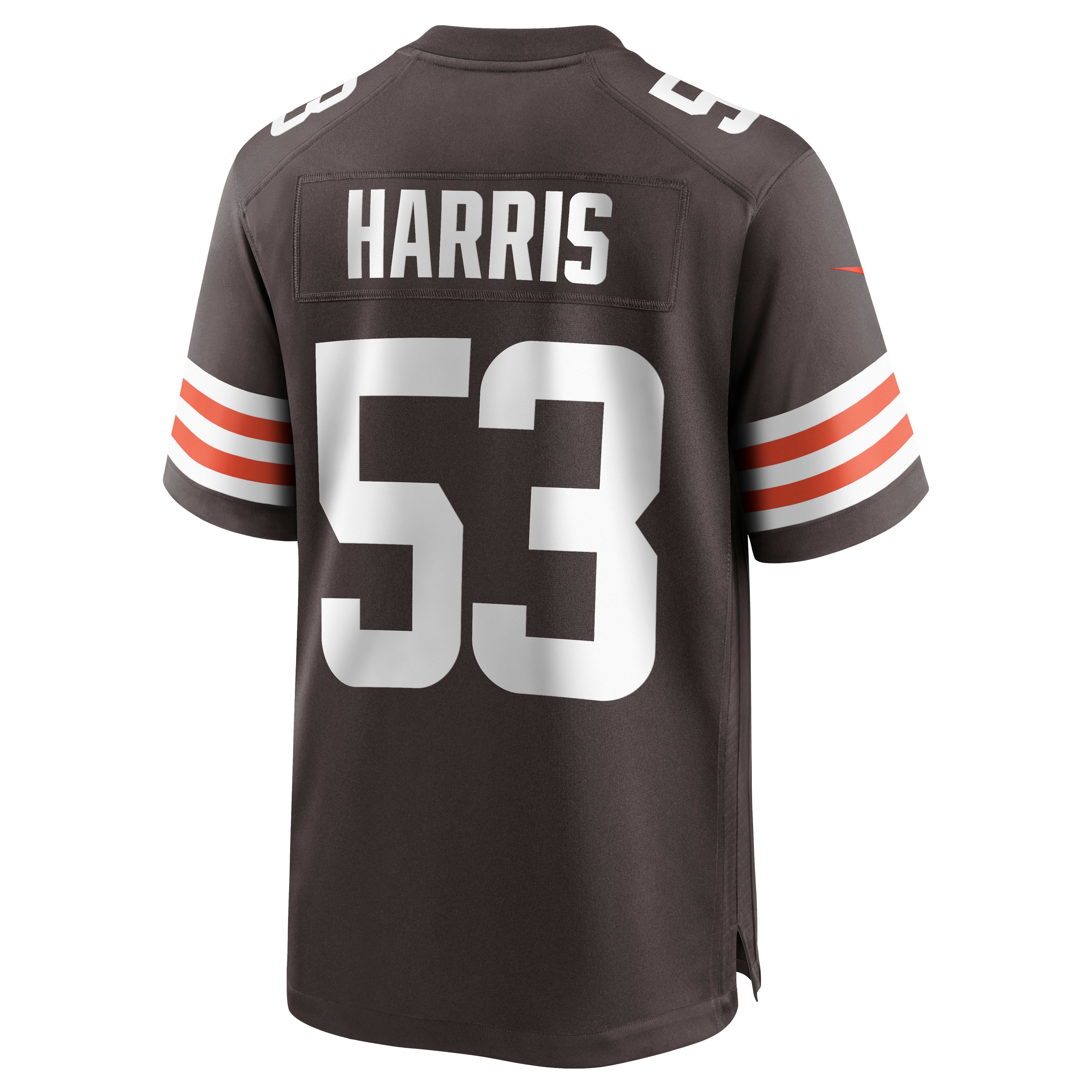 Cleveland Browns Nick Harris Brown Game NFL Jersey Men's